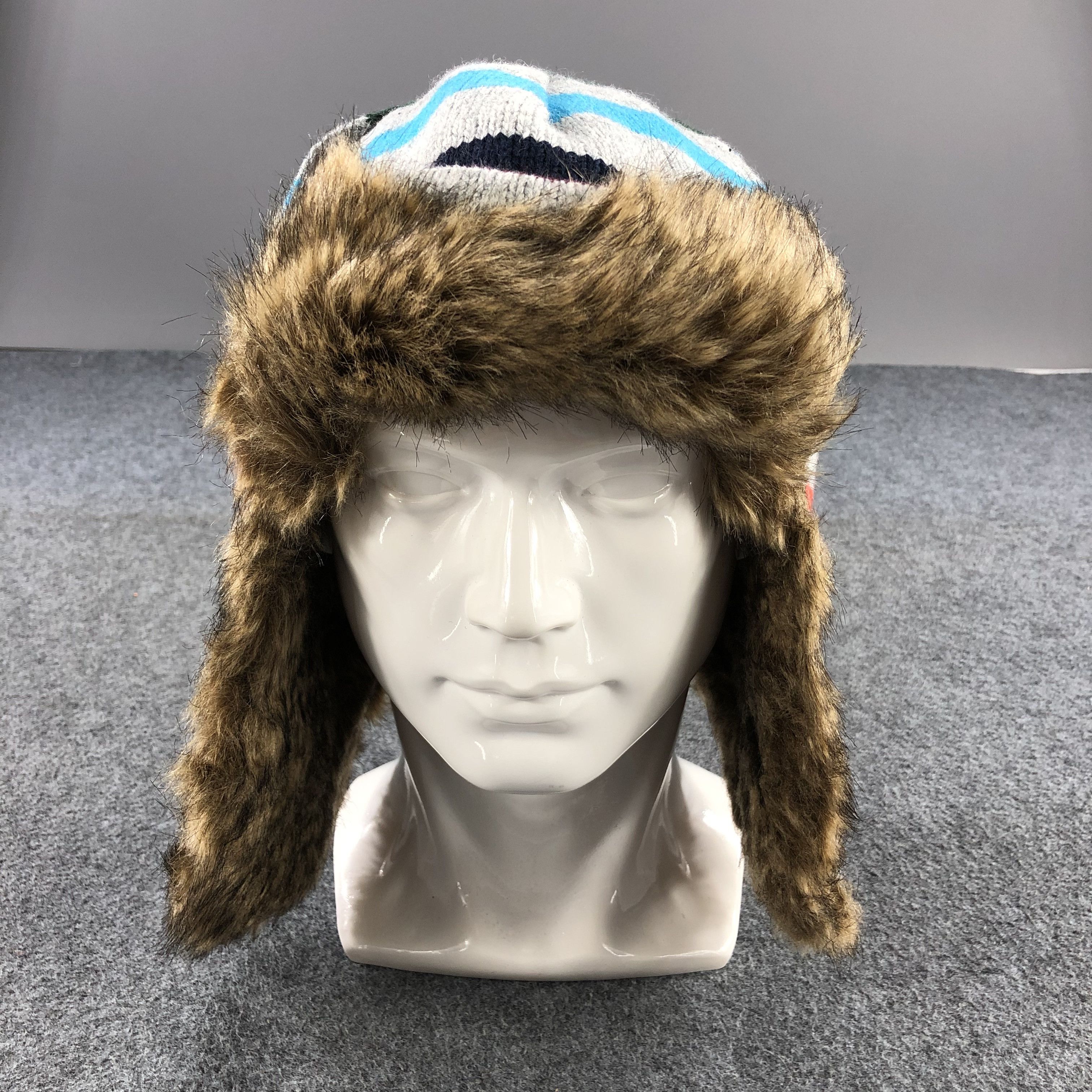 Gap GAP Bomber Hat Rex Rabbit Fur Trapper Hat Beanie B338 Size ONE SIZE - 1 Thumbnail