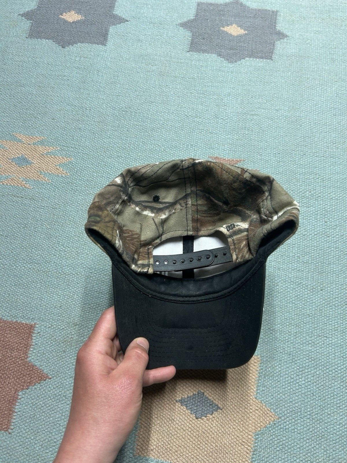 Vintage Realtree AP camo snapback hat woodland camouflage hunting Size ONE SIZE - 4 Thumbnail