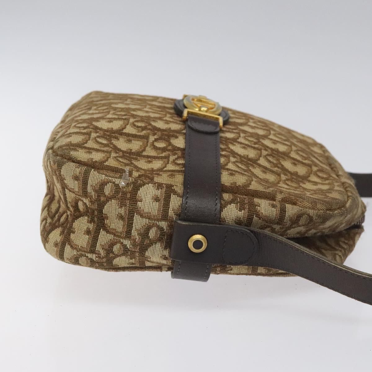 Dior DIOR Trotter Canvas Shoulder Bag Brown Size ONE SIZE - 3 Thumbnail