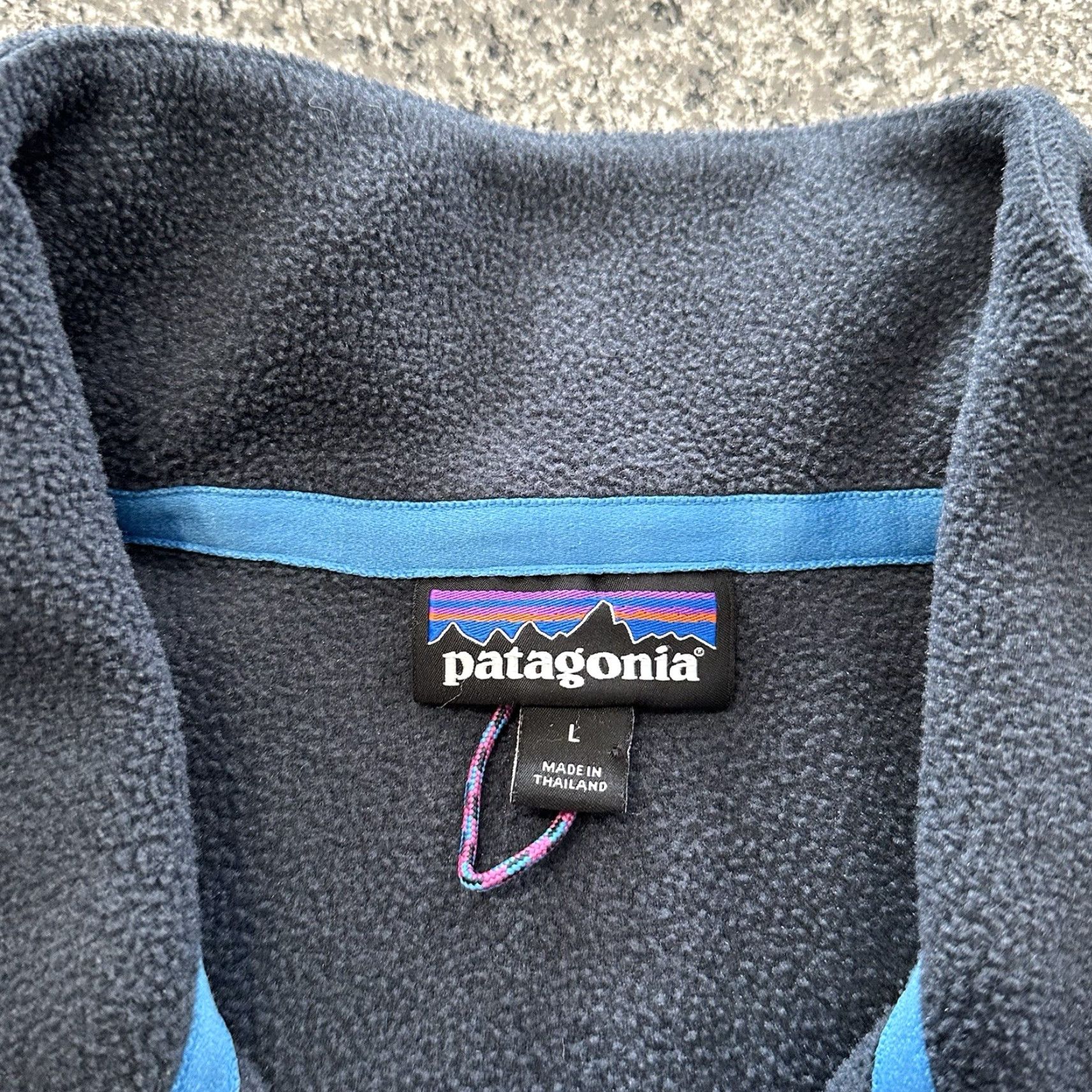 Patagonia Patagonia Pullover Hoodie Sweatshirt Womens L Blue 1/2 Zip Fleece Mock Neck Full Zip Size L / US 10 / IT 46 - 2 Thumbnail