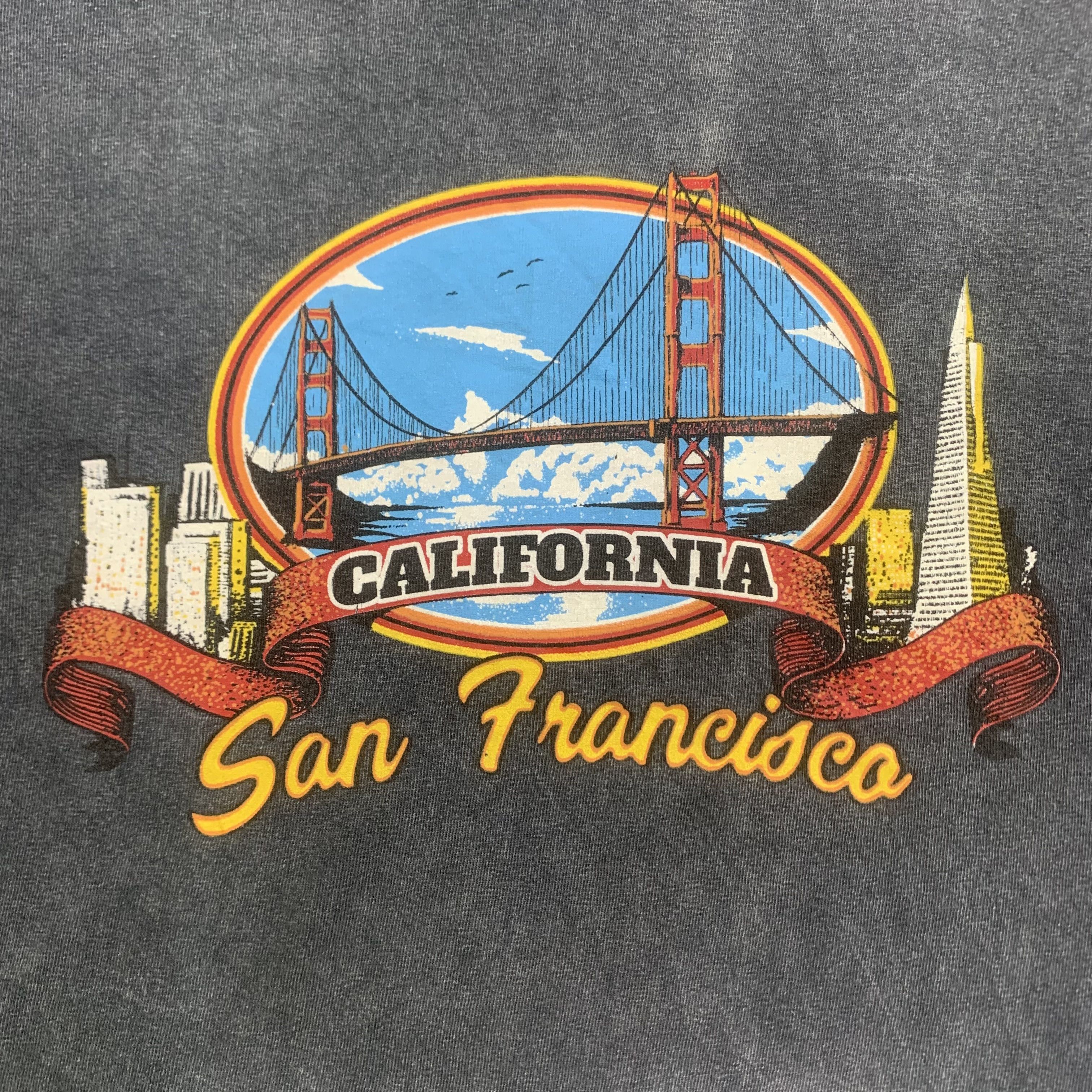 Vintage San Francisco California Tee Shirt Faded - R019 Size US M / EU 48-50 / 2 - 2 Thumbnail