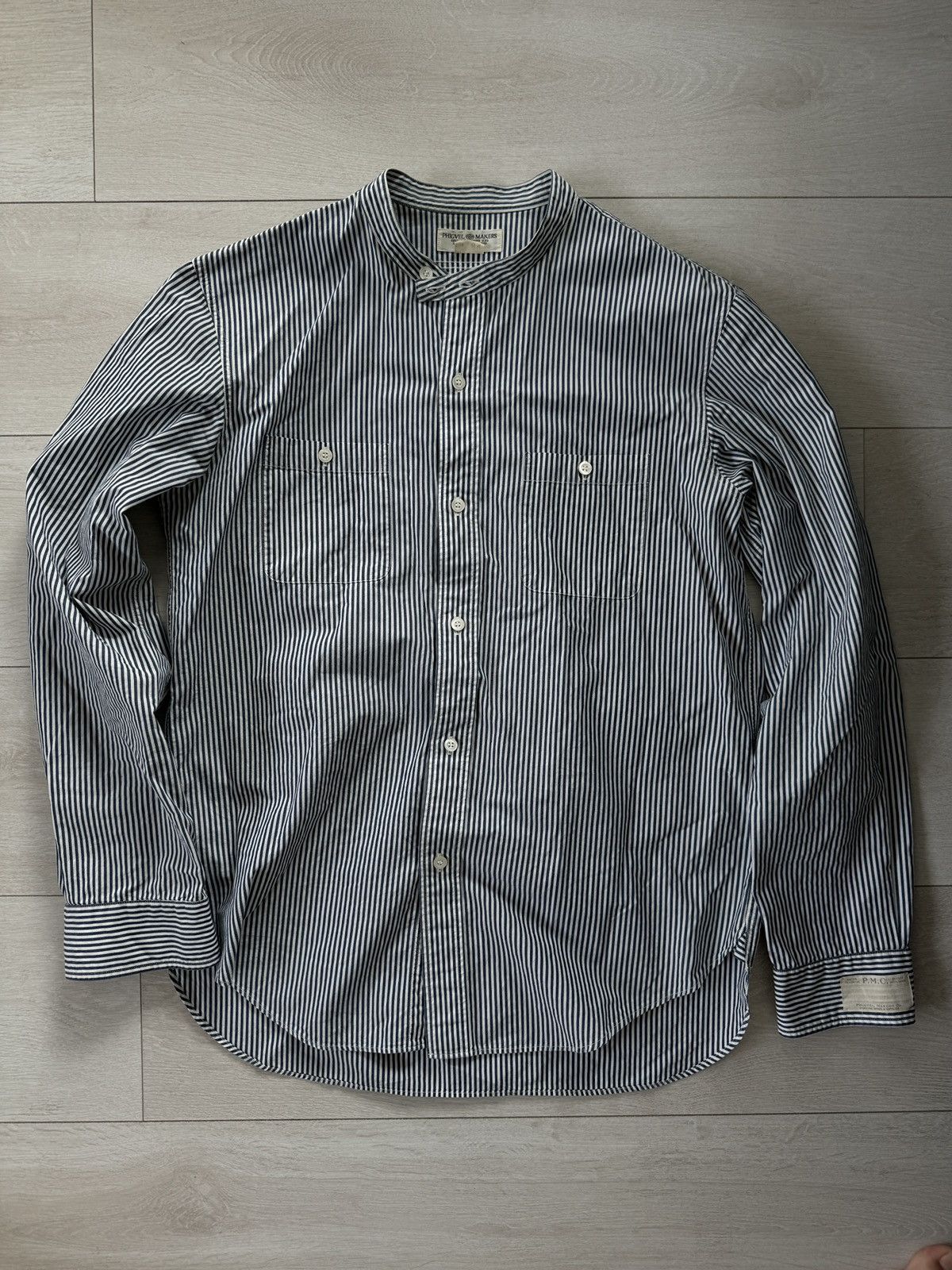 PHIGVEL MAKERS & Co. Phigvel Makers Collar Band shirt Size US M / EU 48-50 / 2 - 1 Thumbnail