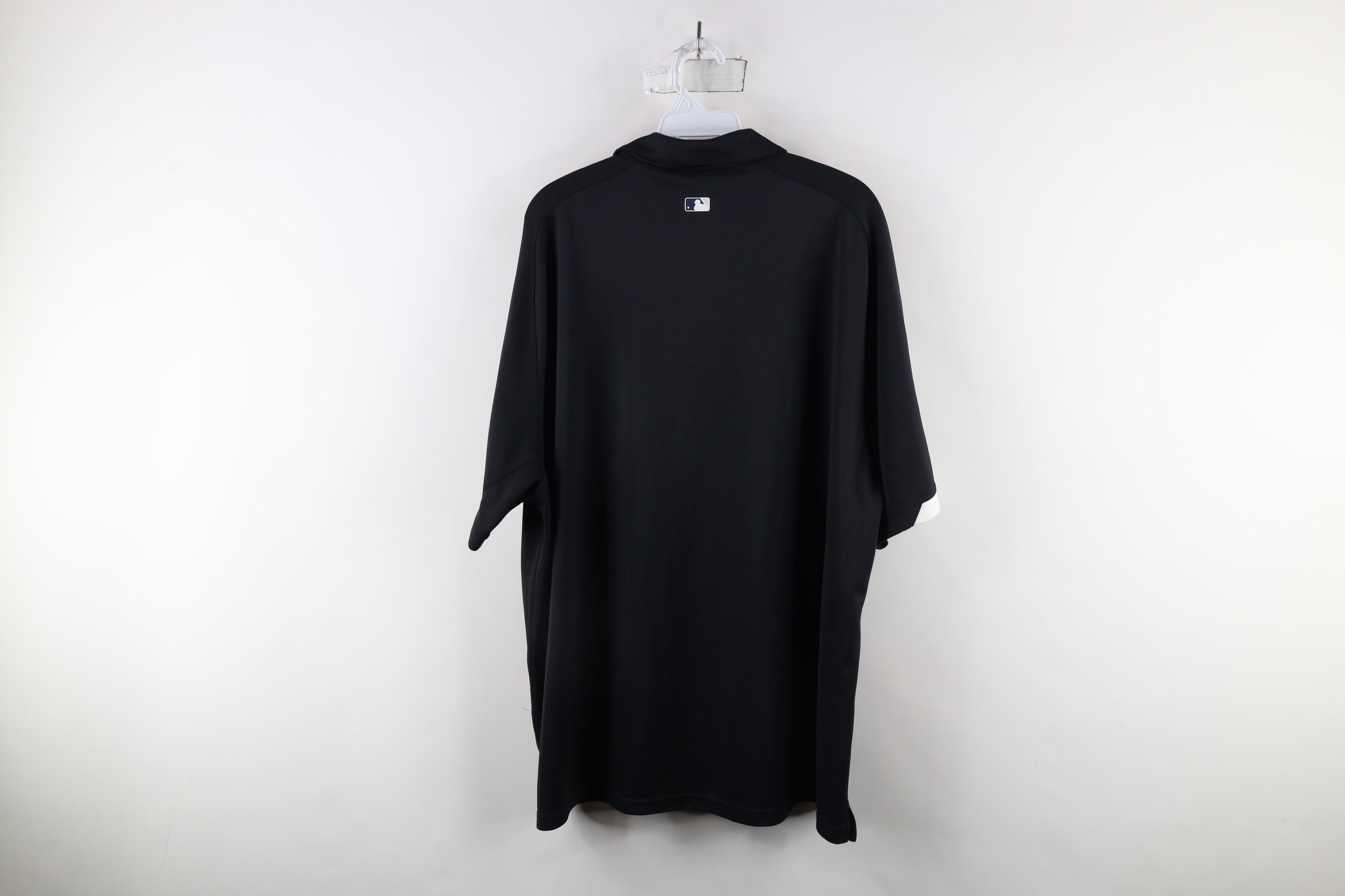 Nike × Vintage Nike MLB Yankees Baseball Short Sleeve Polo Shirt Black Size US XL / EU 56 / 4 - 11 Thumbnail