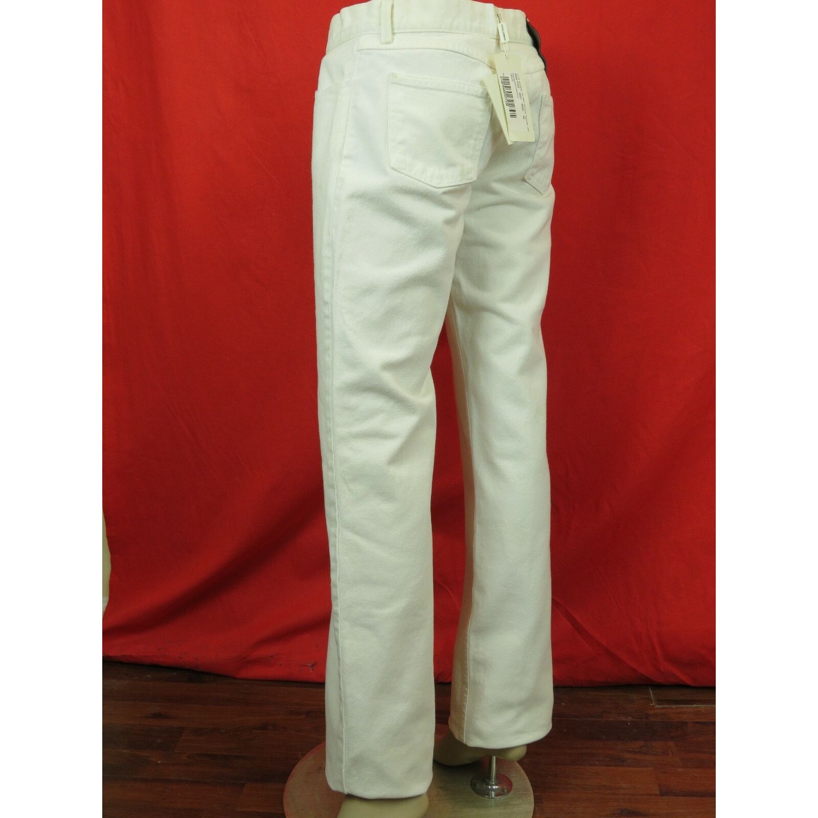 Dolce & Gabbana DOLCE GABBANA STRAIGHT LEG WHITE COTTON PANTS JEANS 42 ITALY Size 31" - 5 Thumbnail