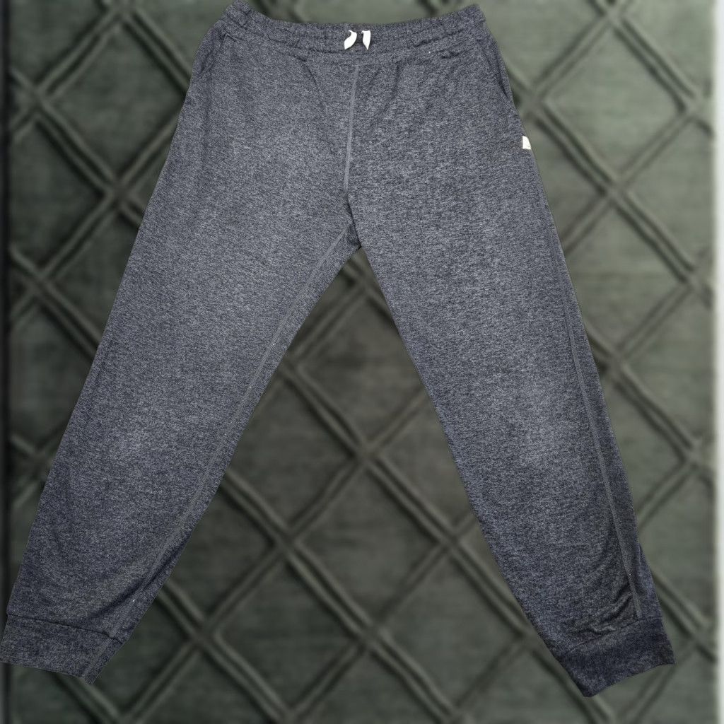 Vuori Vuori Jogger Pants Mens Medium Gray Fleece Elastic Waist Pockets Stretch Tapered Leg Gr ay Size US 31 - 1 Thumbnail