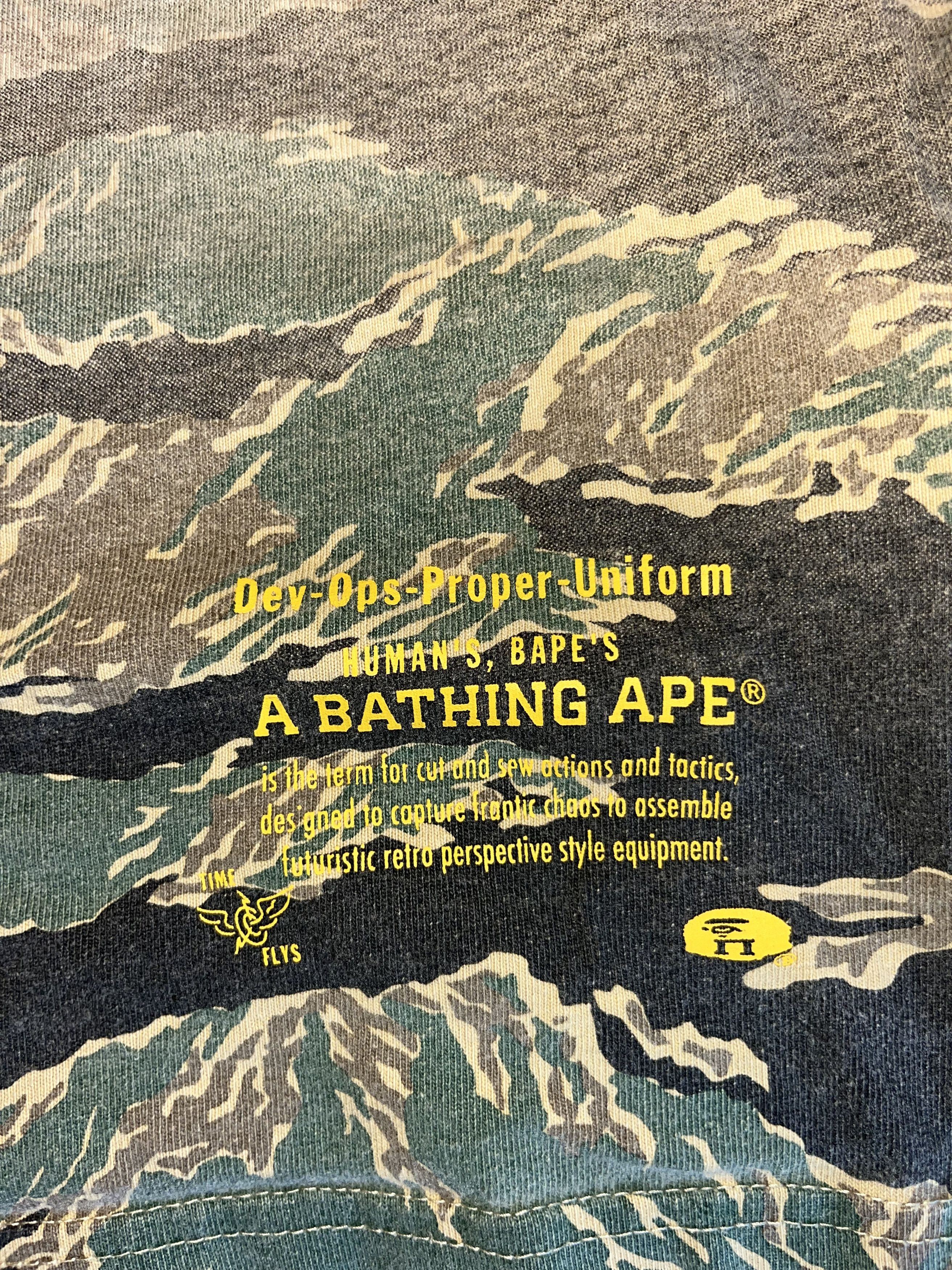 Bape Tiger Camo Gradation College Tee Size US M / EU 48-50 / 2 - 4 Thumbnail