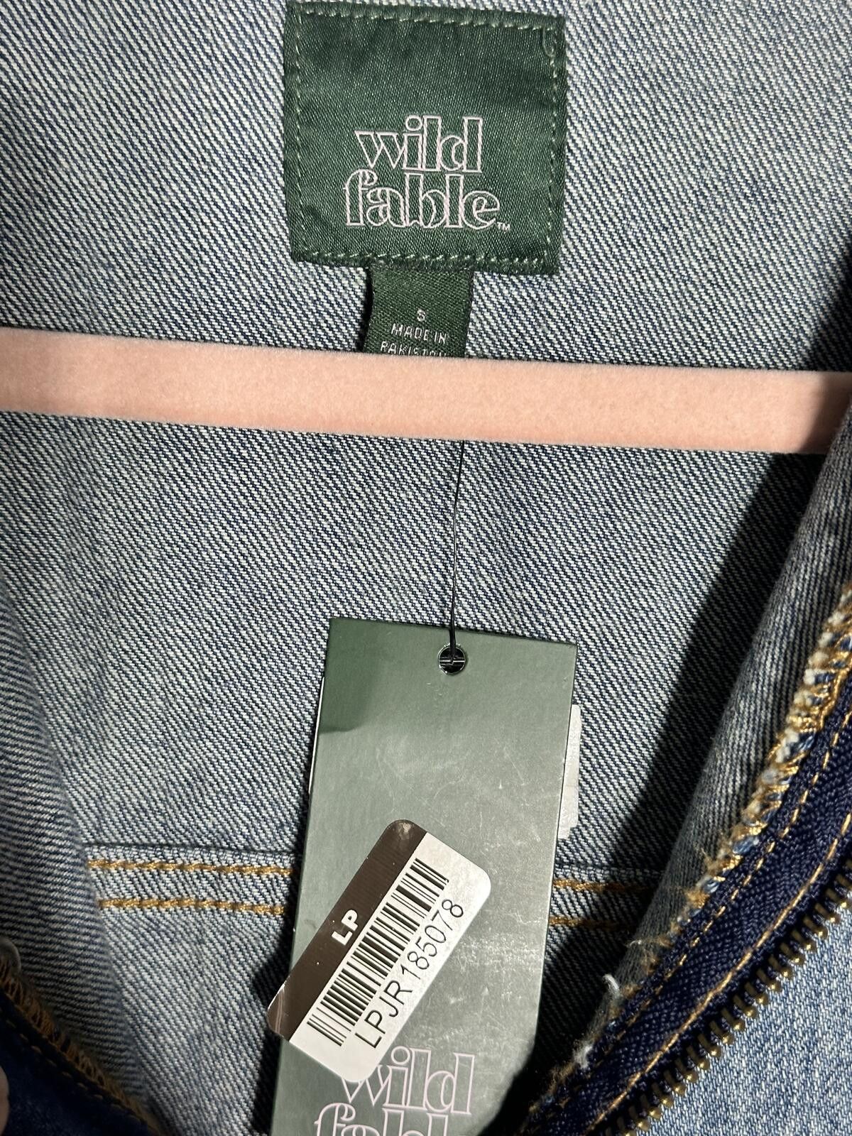 Other Wild Fable Light Blue Denim Jacket Size S Size S / US 4 / IT 40 - 3 Thumbnail