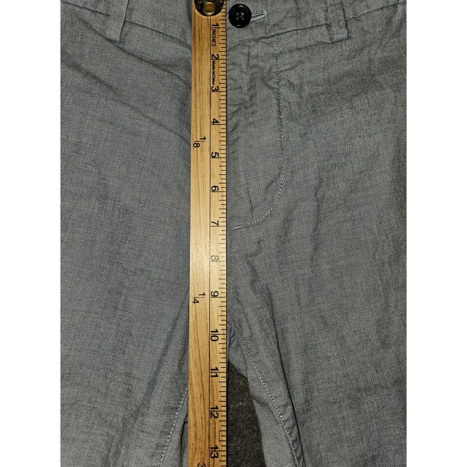 Banana Republic VINTAGE? Banana Republic Aiden Fit Pants Men's 32x34 Blue Mid Rise Slash Pocket Flat Front Chino Dress Business Casual Travel Workwear Size US 32 / EU 48 - 4 Thumbnail
