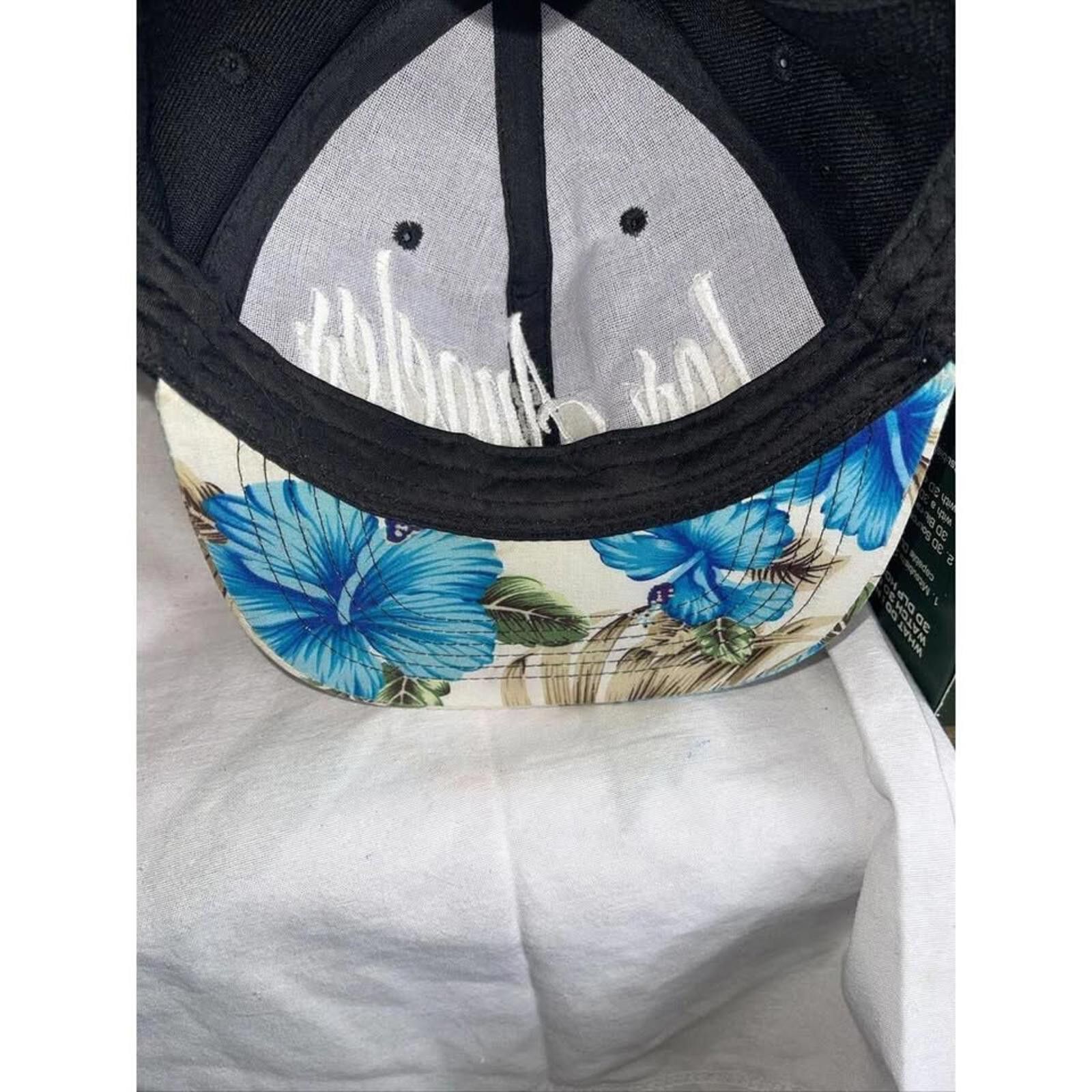 Other Stylish Los Angeles Cap with Floral Brim Size ONE SIZE - 3 Thumbnail