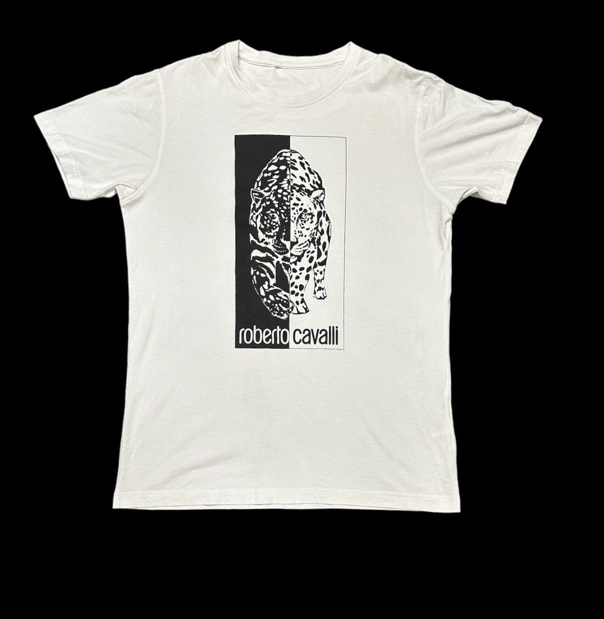 Just Cavalli Roberto cavali spellout tee Size US M / EU 48-50 / 2 - 1 Thumbnail