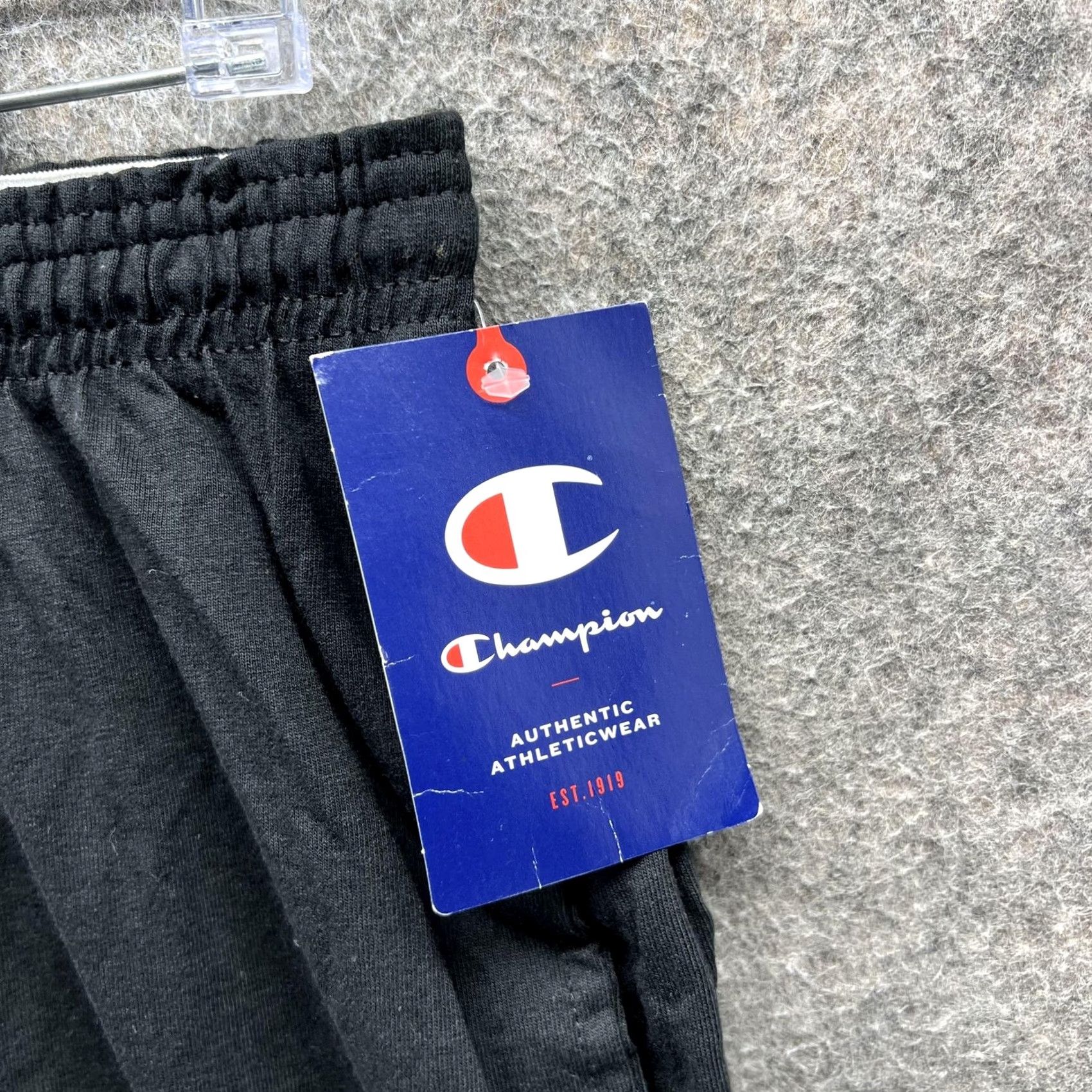 Champion Champion Jersey Shorts Mens XL Black 9 Inch Athletic Gym Drawstring Pockets Size US XL / EU 56 / 4 - 5 Thumbnail