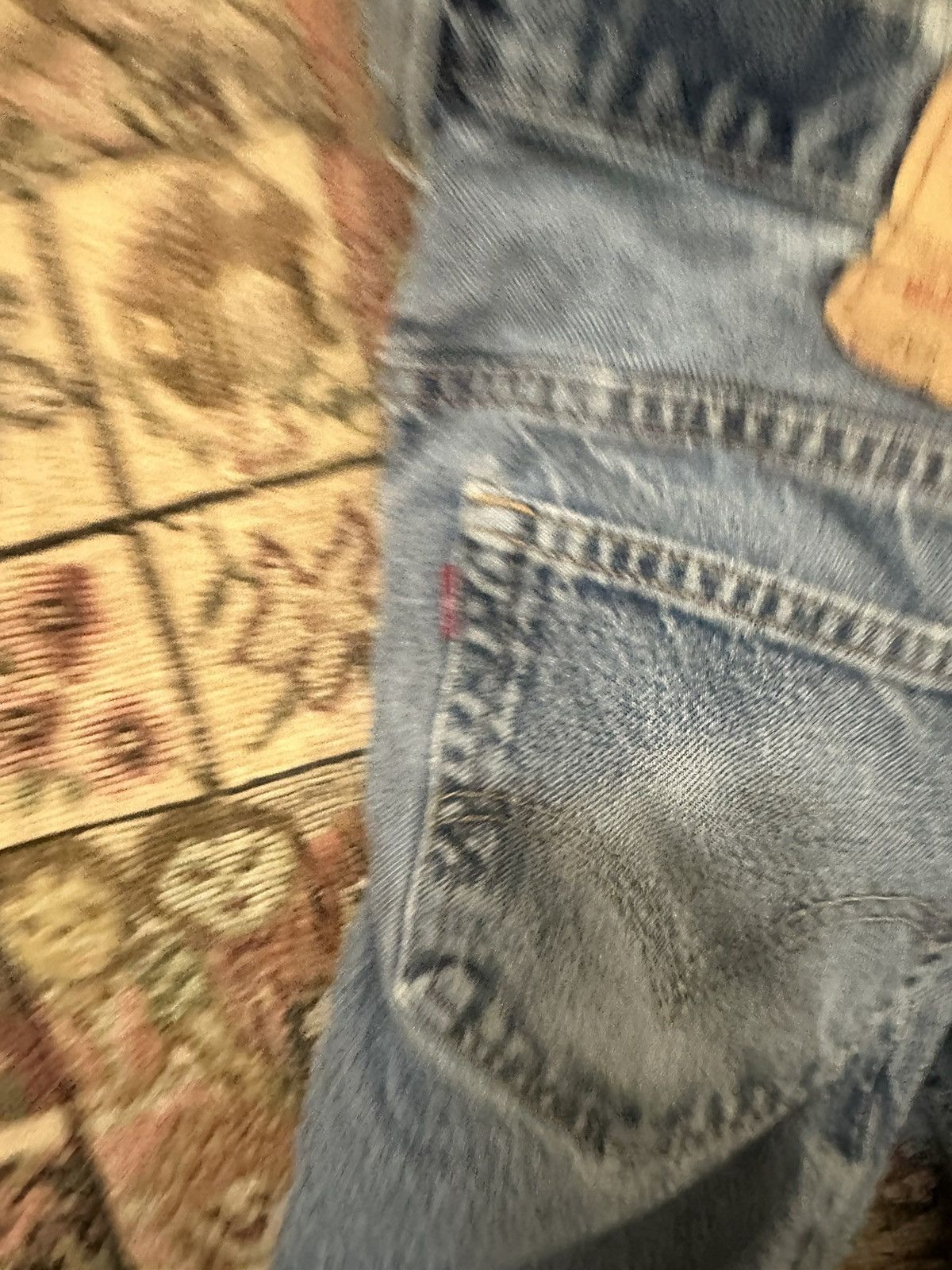 Levi's × Vintage Crazy Vintage Y2K/2000s Levi’s 505 Baggy Skater Denim Jeans Size US 34 / EU 50 - 6 Thumbnail