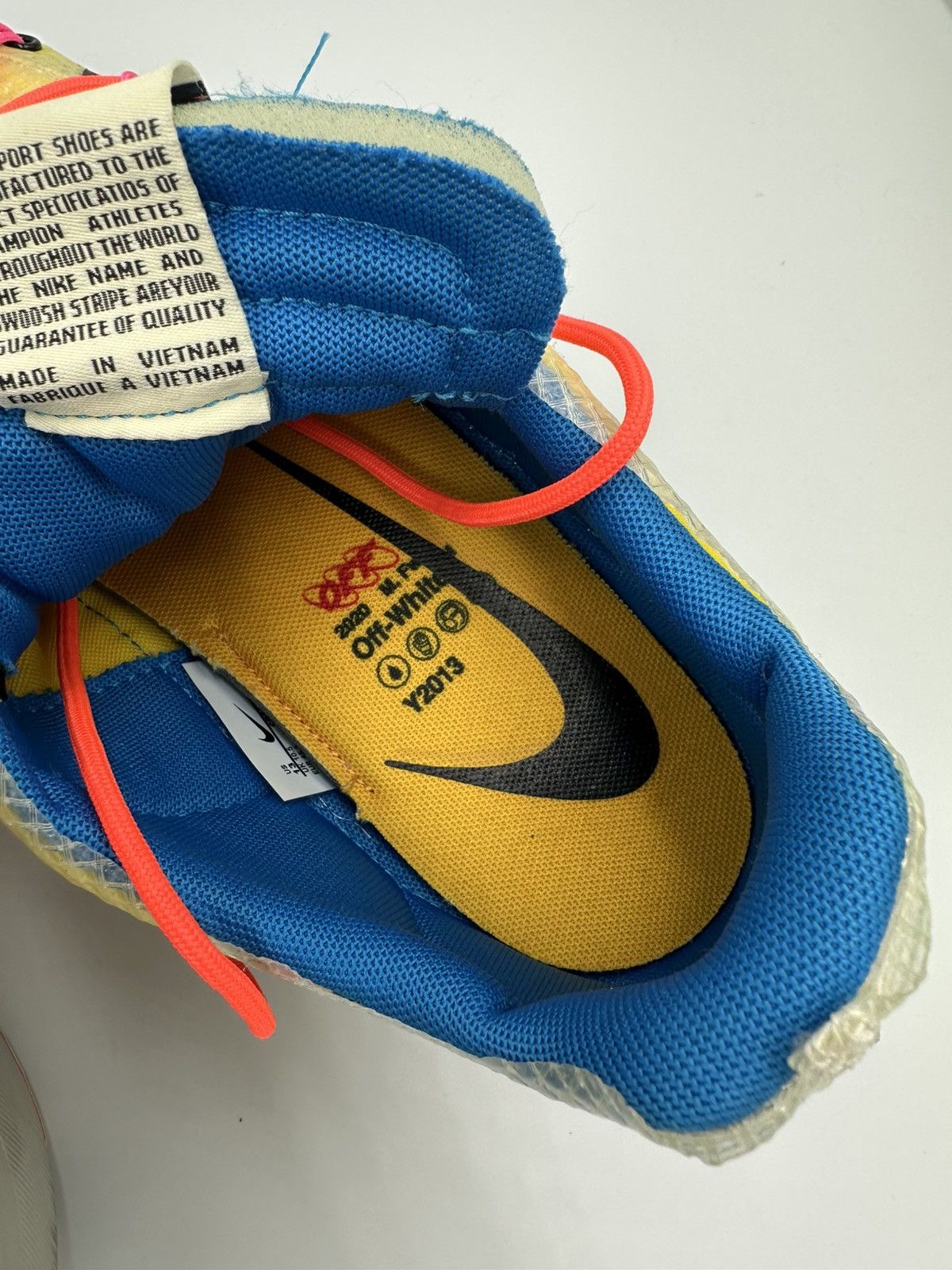 Nike × Off-White Nike X OFF WHITE TRACK SNEAKERS Size US 13 / EU 46 - 9 Thumbnail