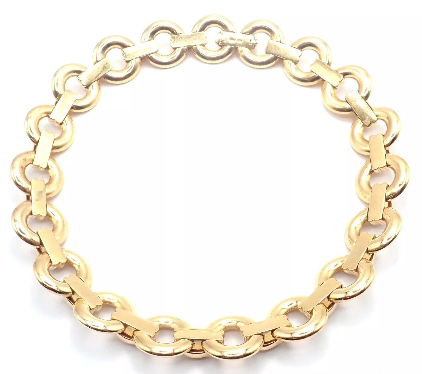 Cartier Cartier Trinity 18k Multi Color Gold Round Link Necklace Size ONE SIZE - 3 Thumbnail