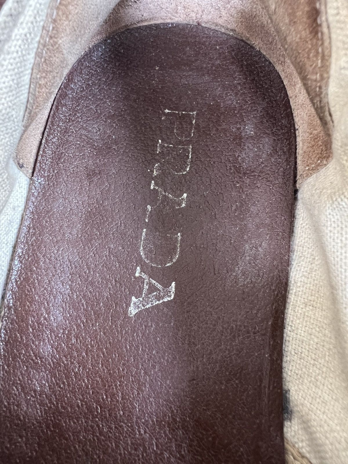 Prada Prada Men's Business Shoes Brown Leather Penny Loafers Size US 7 / EU 40 - 13 Thumbnail