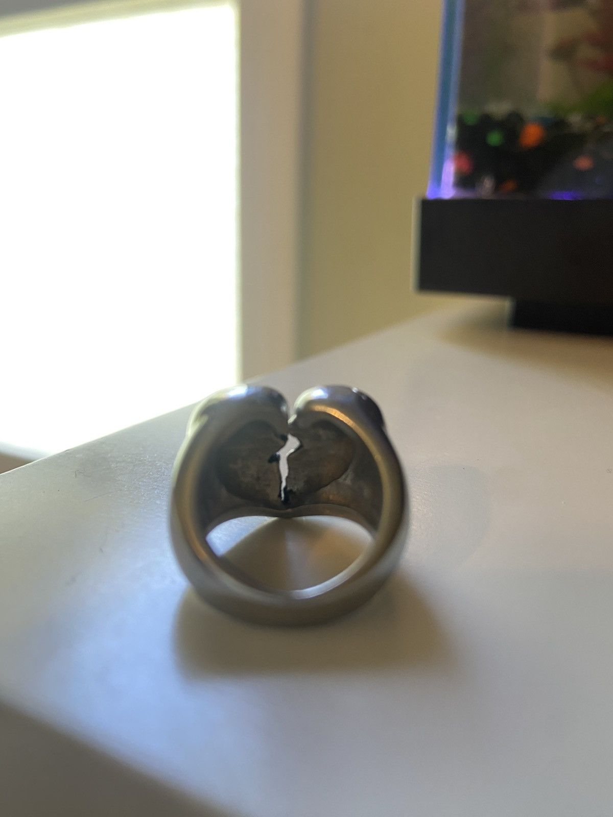 Other Broken heart Skull ring Size 26 - 2 Thumbnail