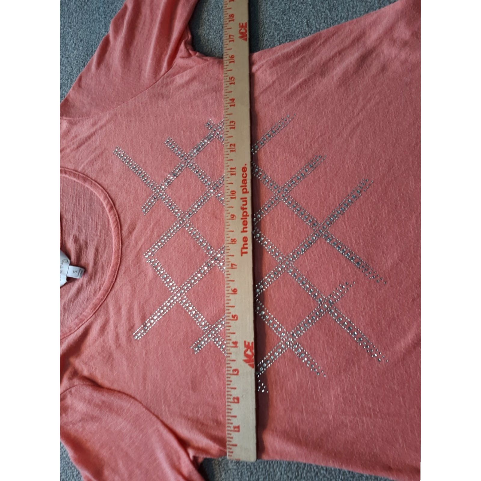 Vintage Coral Bay Shirt Womens Small S Pink Short Sleeve Casual Blouse Size S / US 4 / IT 40 - 5 Thumbnail