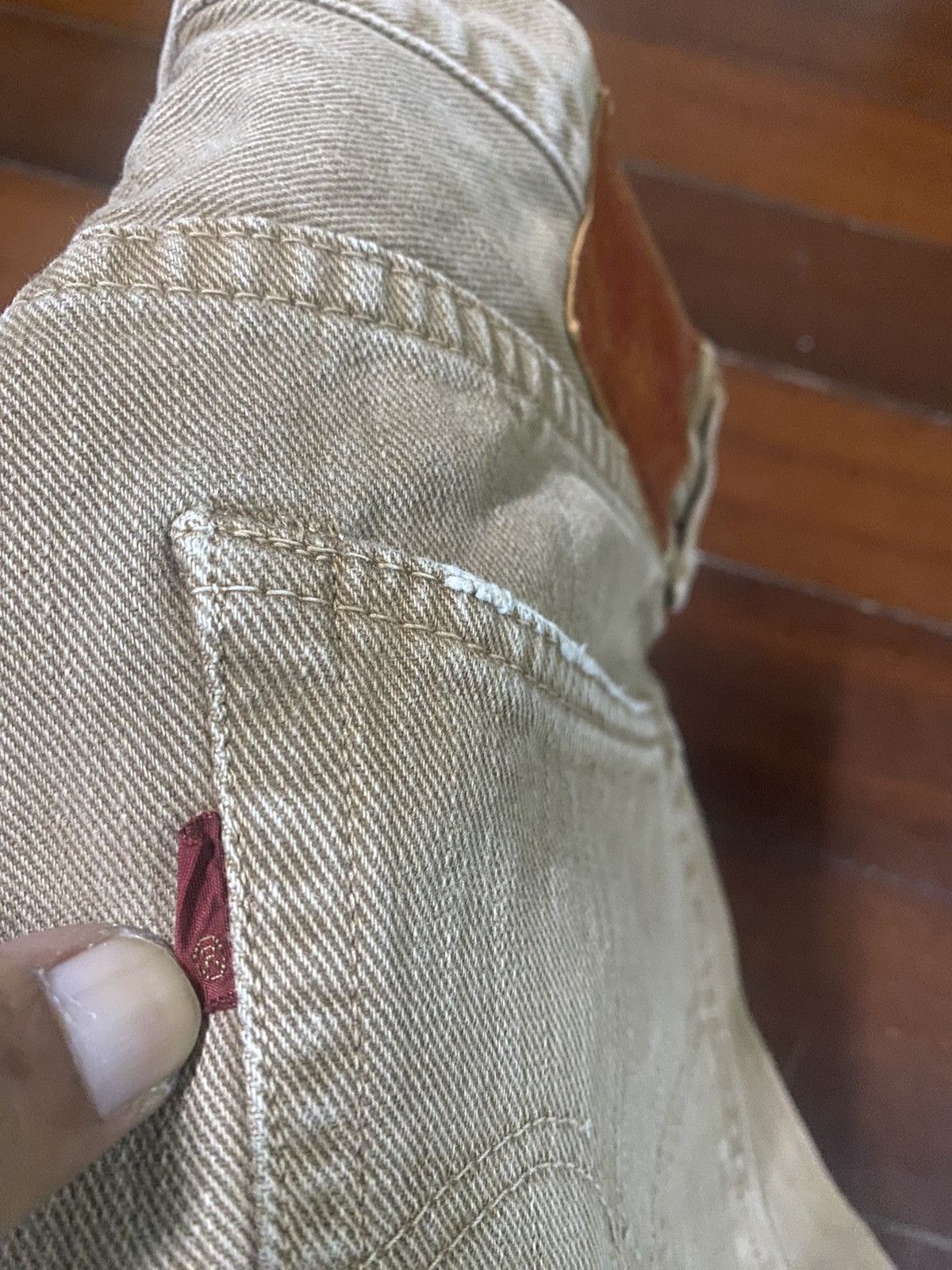 Full Count & Co. Rare fullcount 1280 k slim Straight Denim Jeans brown faded Size US 29 - 17 Thumbnail