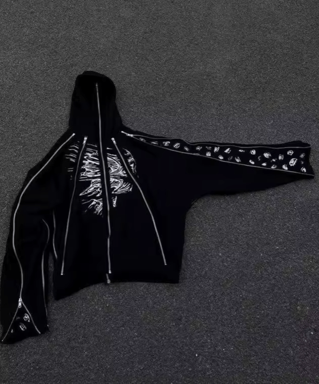 Japanese Brand Dark Lonely Zip Up Hoodie Size US S / EU 44-46 / 1 - 9 Thumbnail