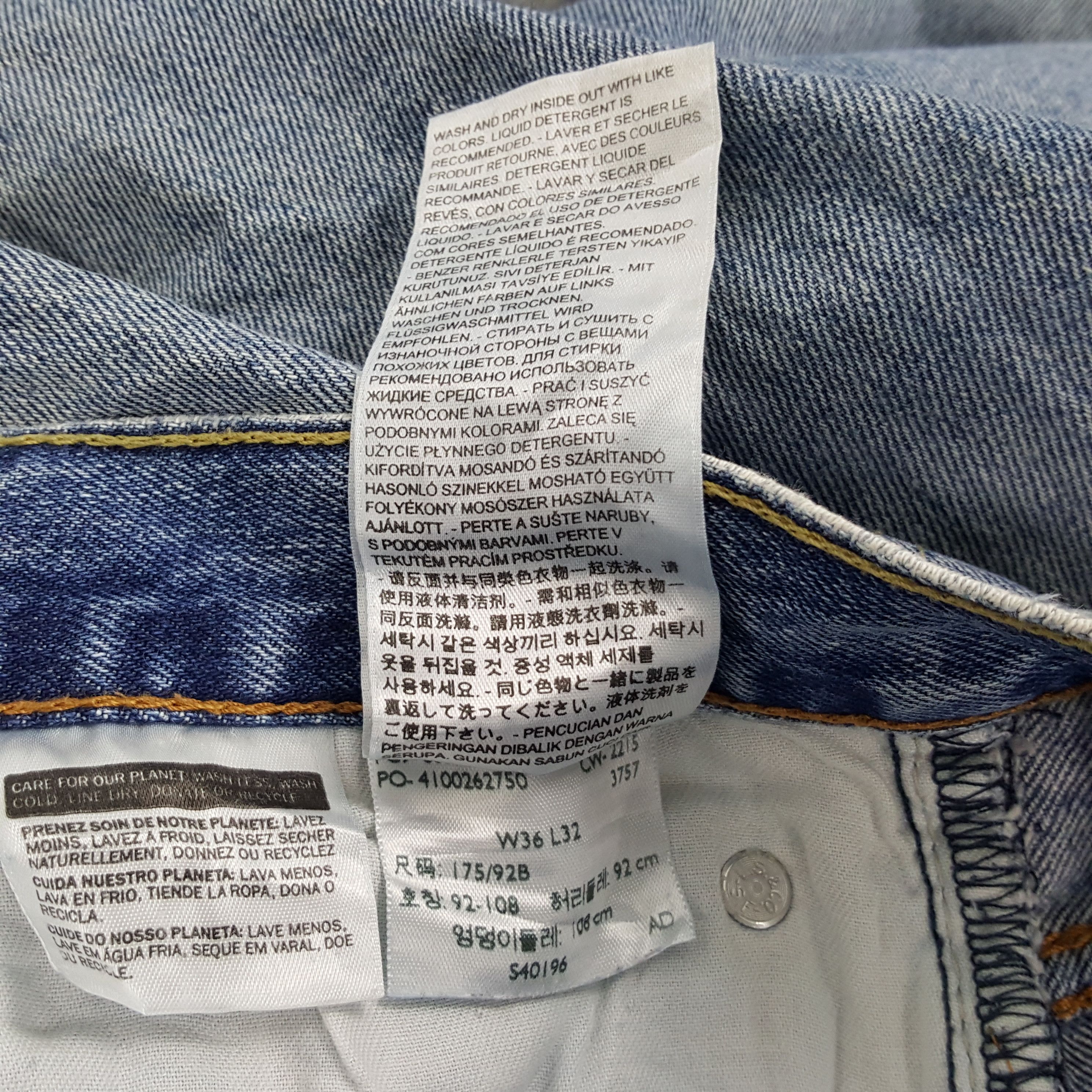 Levi's × Vintage Levi's American Distressed Style Baggy Denim Jeans Size US 36 / EU 52 - 17 Thumbnail