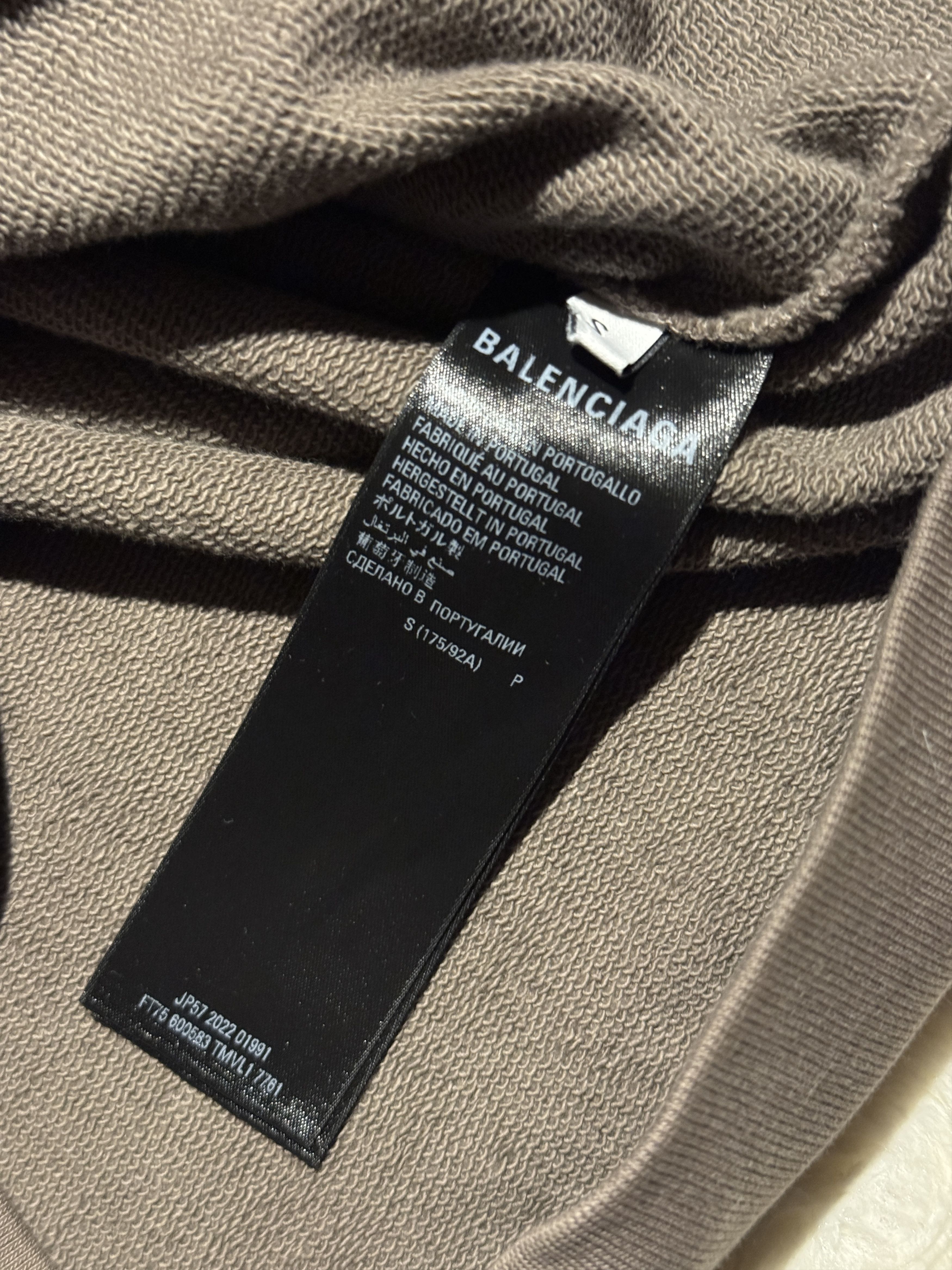 Balenciaga Balenciaga WFP Hoodie Beige Size US S / EU 44-46 / 1 - 6 Thumbnail