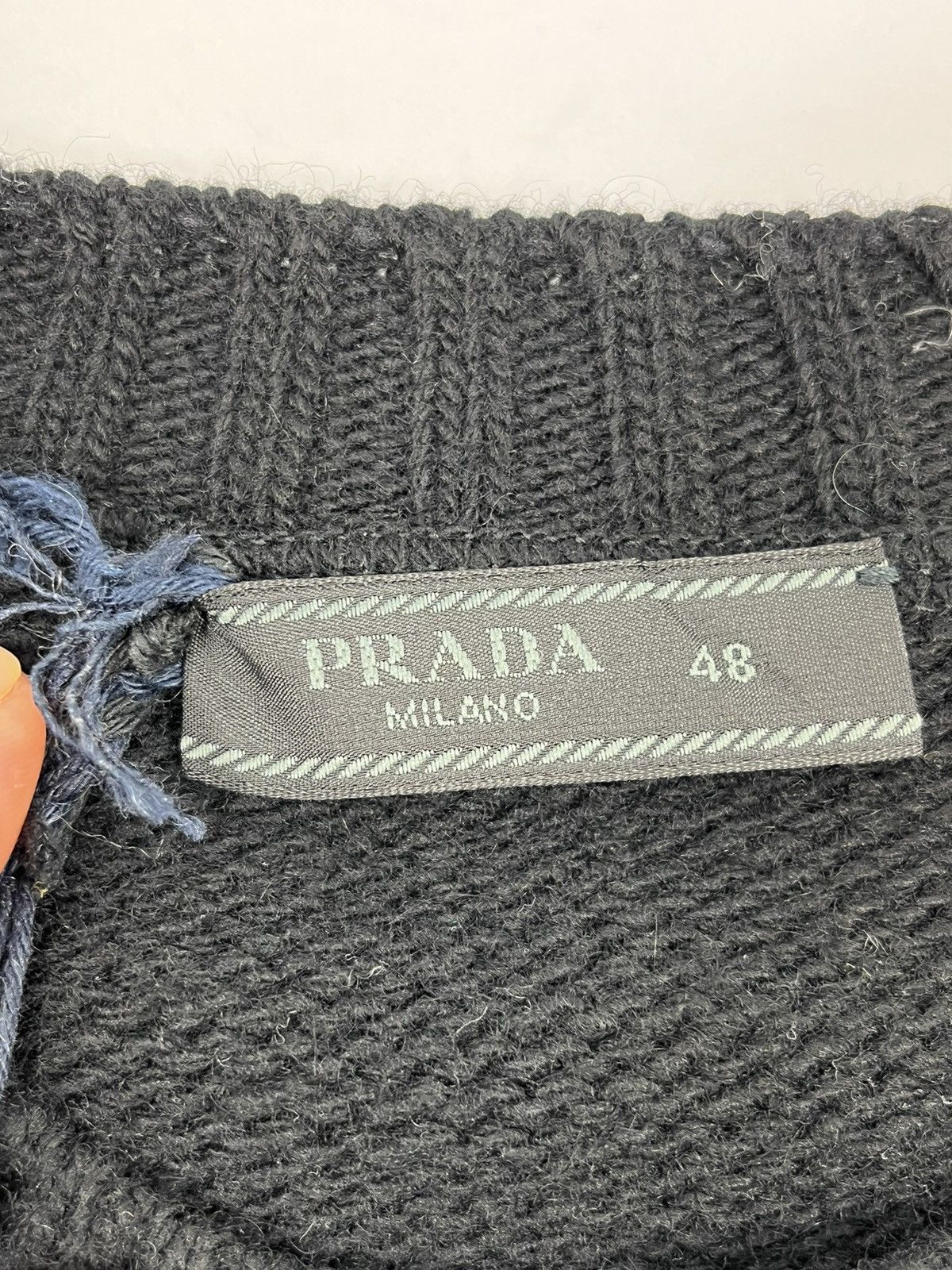Prada LOGO KNIT JUMPER Size US M / EU 48-50 / 2 - 3 Thumbnail
