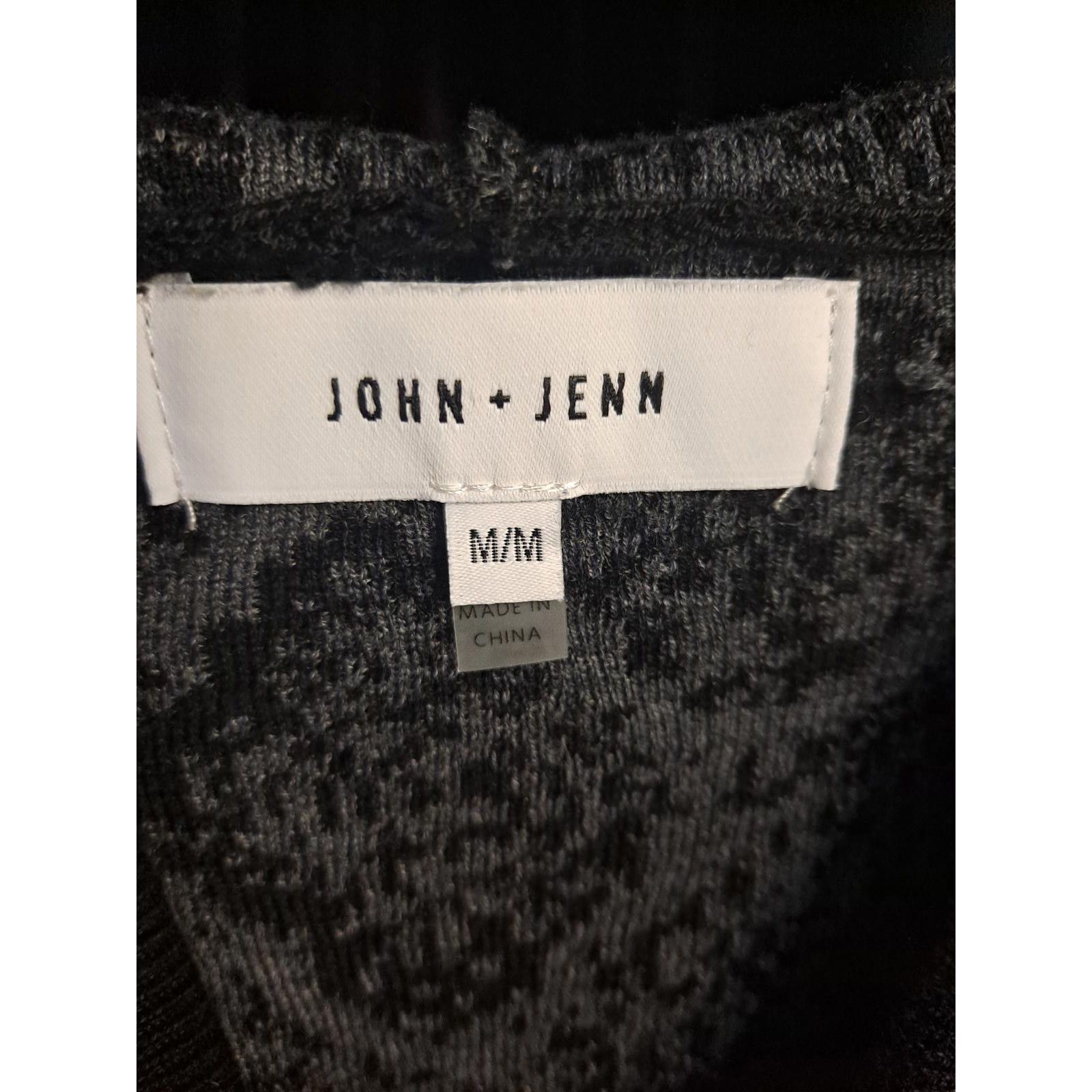 Other Jonn + Jenn Black and White Knit Hooded Sweater Size Medium Size US M / EU 48-50 / 2 - 4 Thumbnail