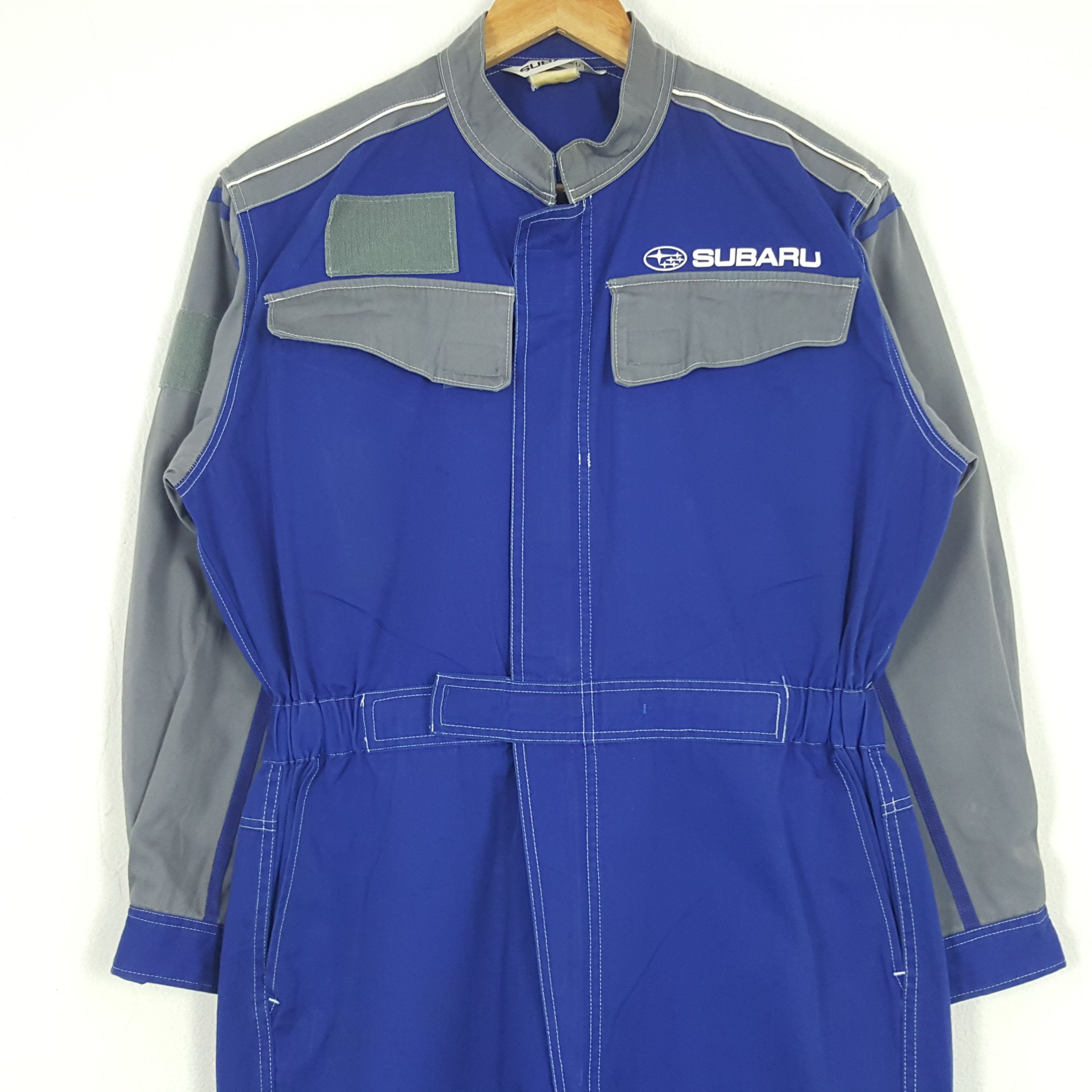 Japanese Brand × Vintage Vintage Subaru Japanese Rally Team Coverall Jacket Size US M / EU 48-50 / 2 - 5 Thumbnail