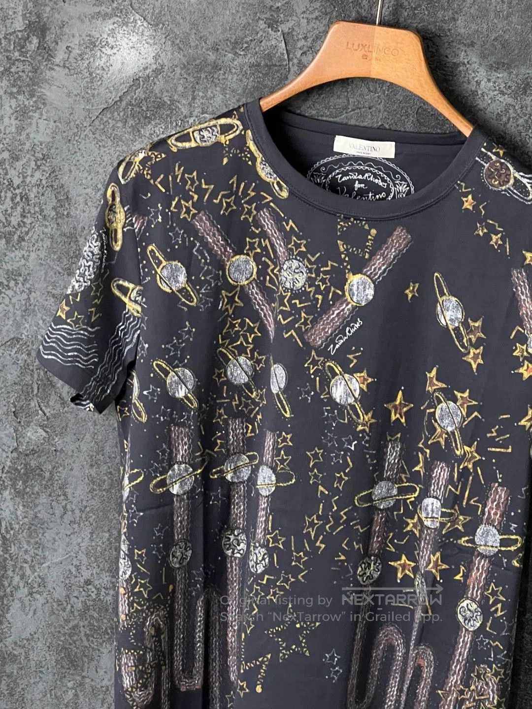 Valentino valentino multi-element printed cotton short sleeve. Size US XS / EU 42 / 0 - 4 Thumbnail