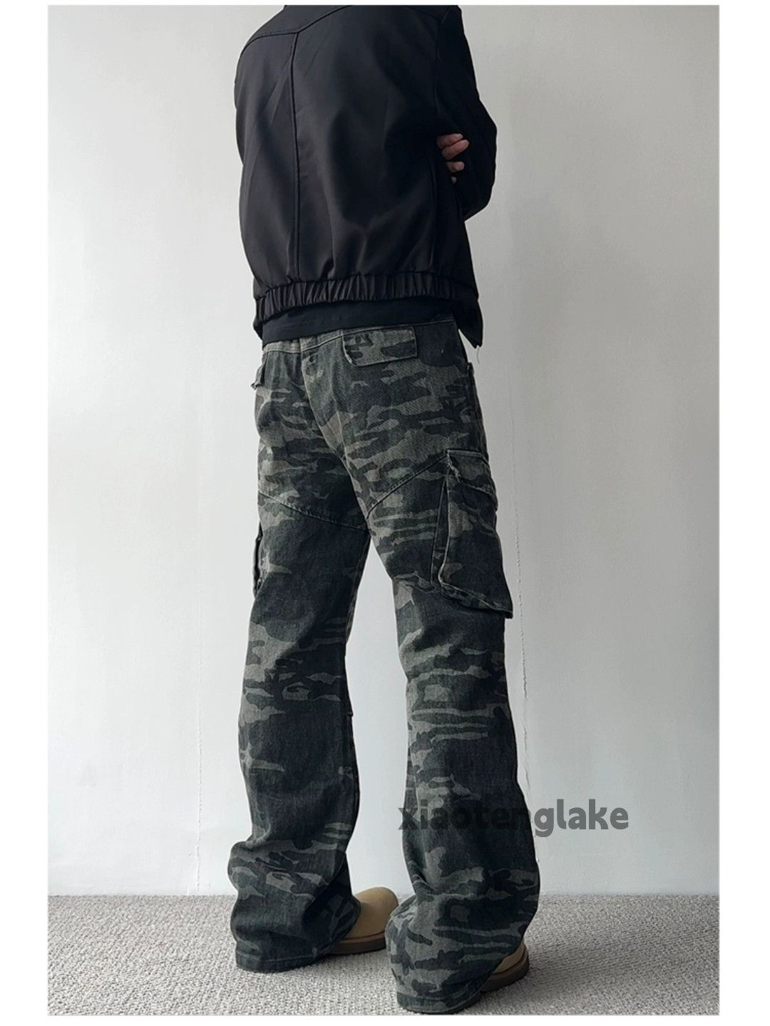 Designer × Vintage unisex utility military tactical punk pleated camo pants Size US 26 / EU 42 - 2 Thumbnail