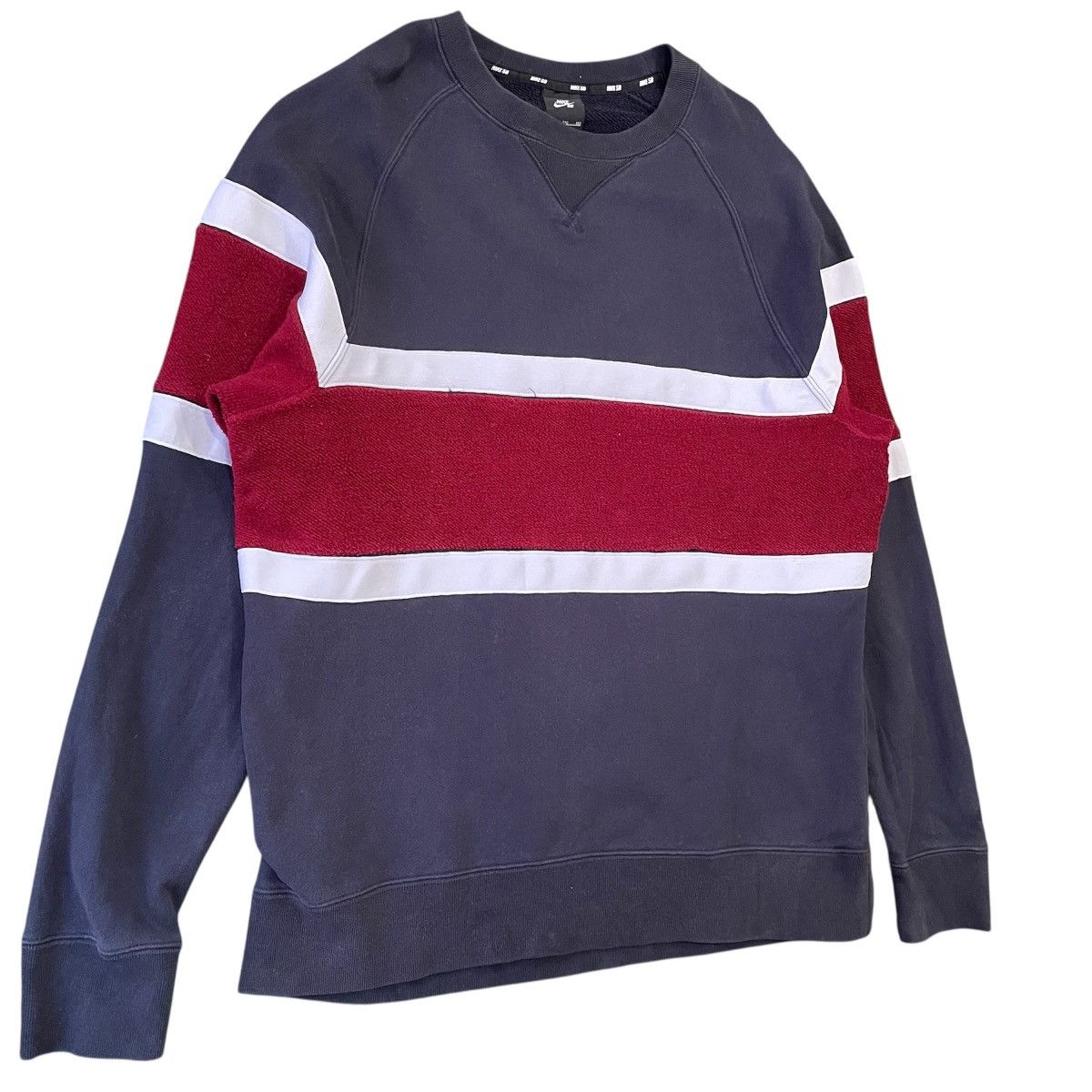 Nike SB Nike SB Color Block Crewneck Sweatshirt Size US XL / EU 56 / 4 - 2 Thumbnail