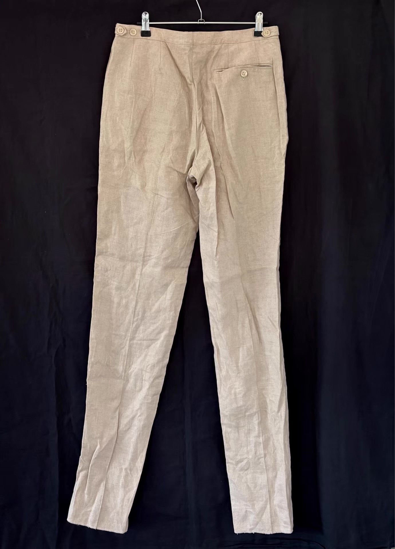 Versace Gianni Versace Men's Linen Trousers, Small Size Ｑ21 Size US 32 / EU 48 - 7 Thumbnail