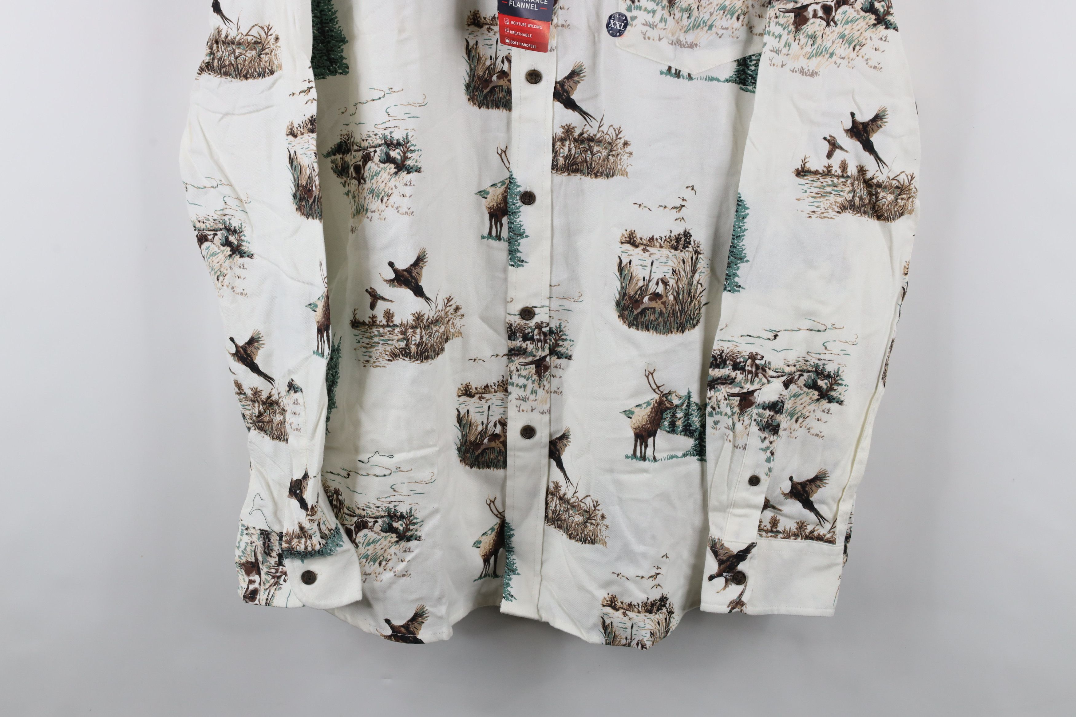Chaps × Vintage Deadstock Vintage Chaps All Over Print Flannel Button Shirt Size US XXL / EU 58 / 5 - 3 Thumbnail