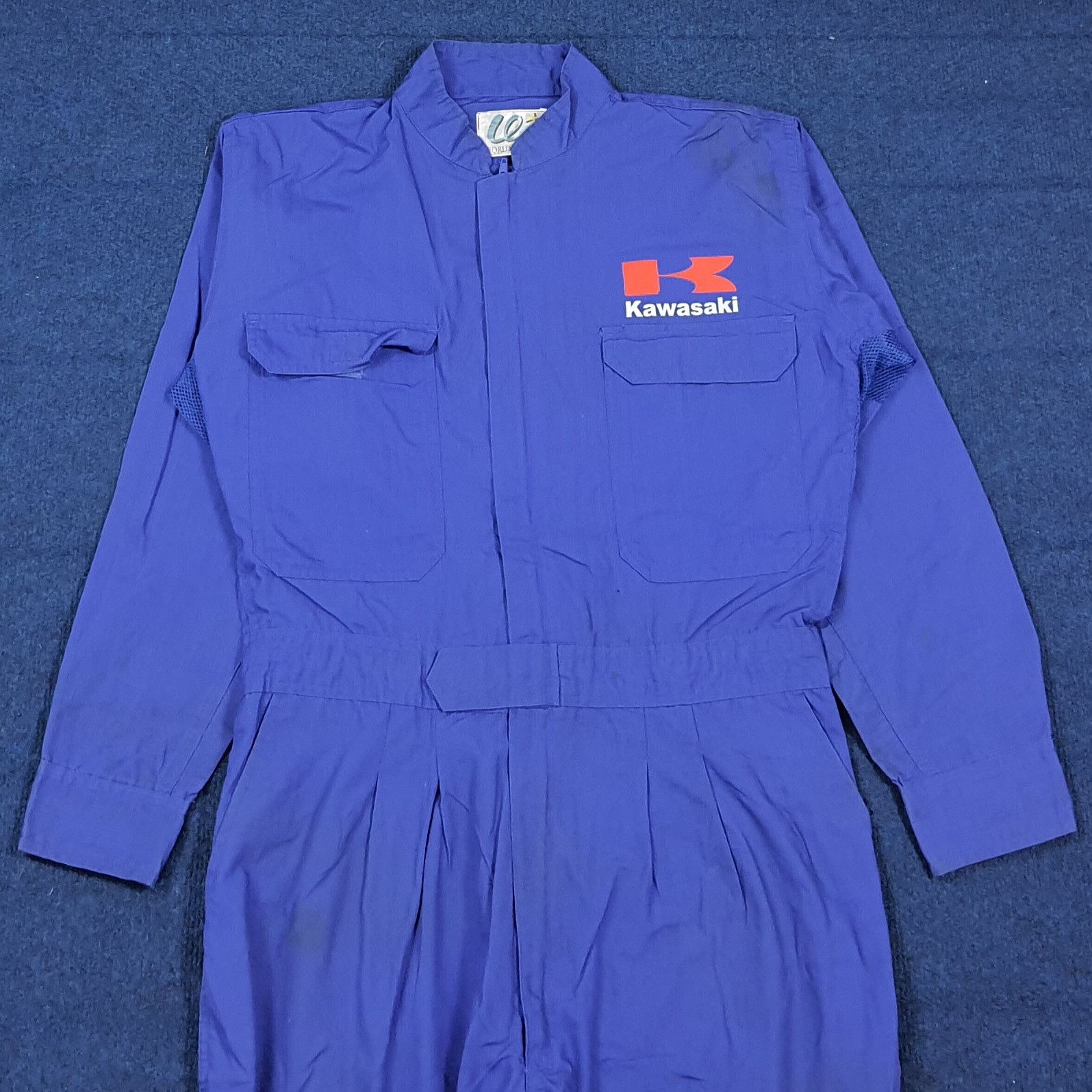 Japanese Brand Vintage Kawasaki Japan Motors Workwear Coverall C308N23 Size US M / EU 48-50 / 2 - 3 Thumbnail