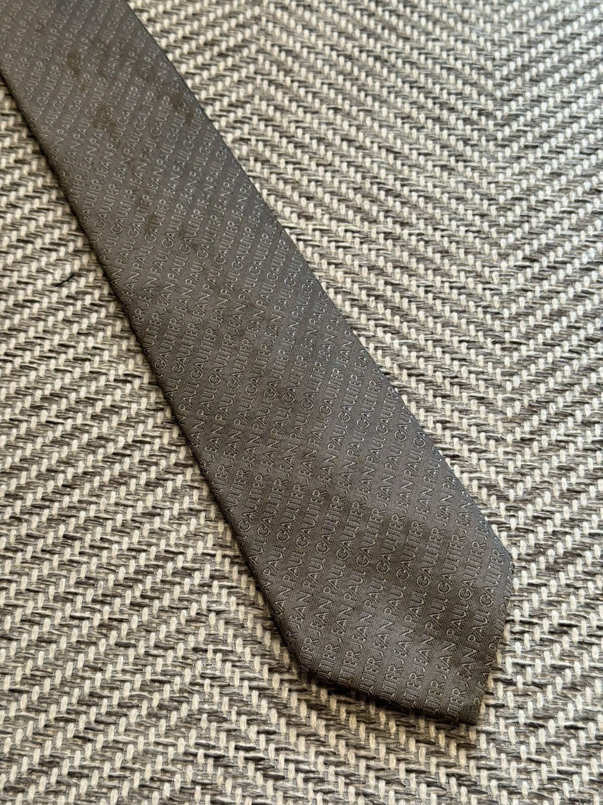 Jean Paul Gaultier JEAN PAUL GAULTIER LOGO TIE Size ONE SIZE - 1 Thumbnail
