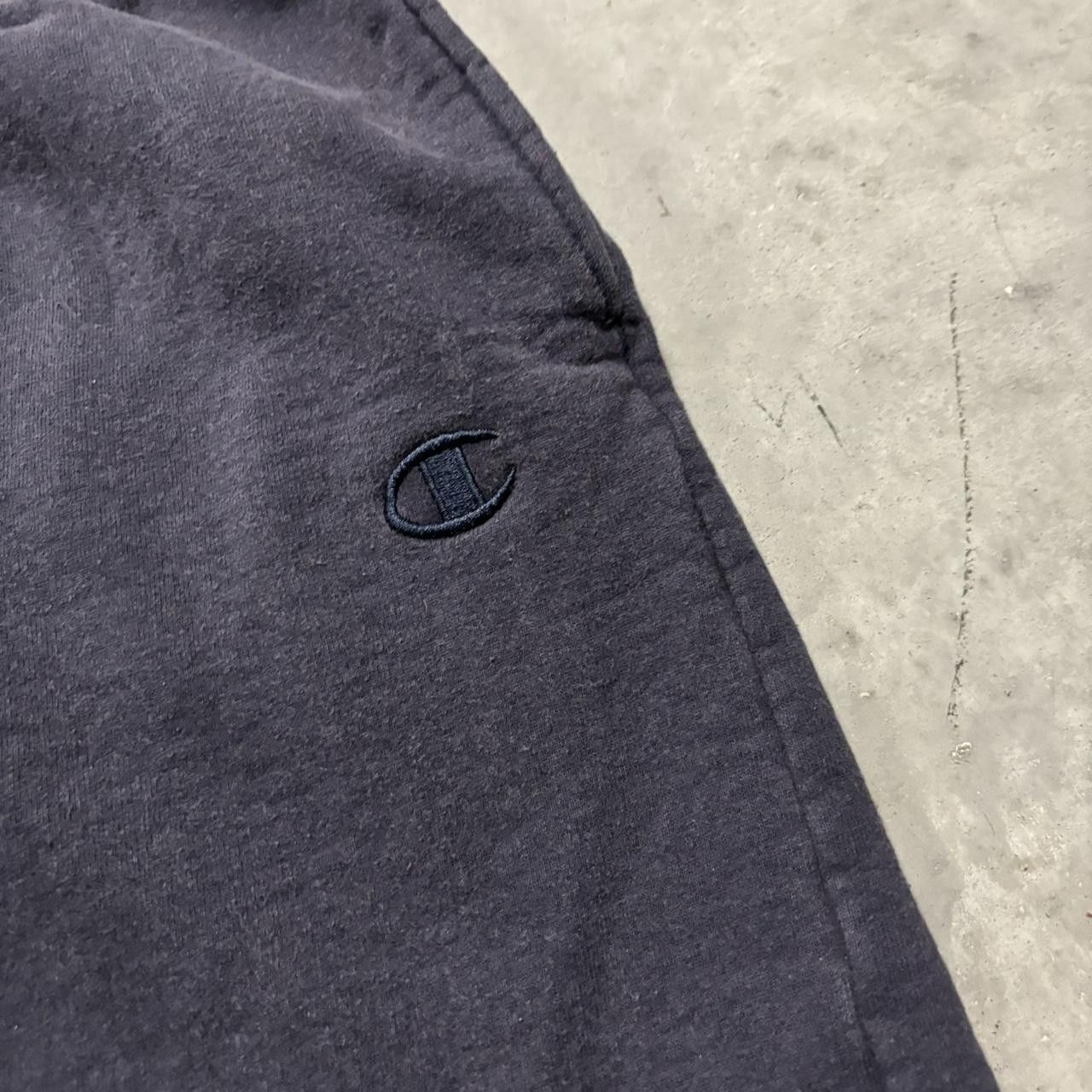 Japanese Brand × Vintage Crazy Vintage Y2K/2000s Baggy Faded Navy Blue Skater Essential Sweatpants! Size US 36 / EU 52 - 6 Thumbnail