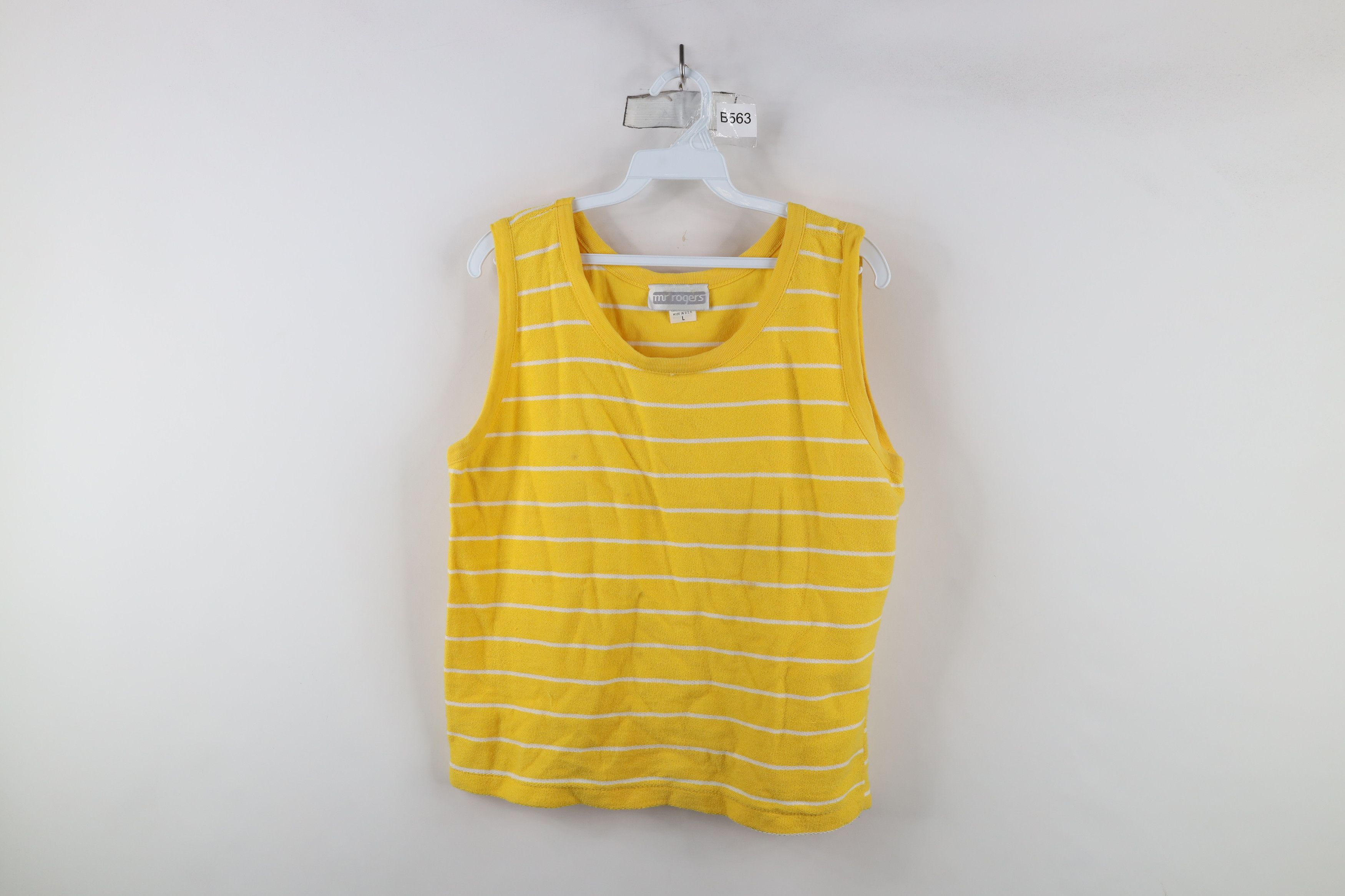 Vintage Vintage 70s Streetwear French Terry Tank Top T-Shirt USA Size L / US 10 / IT 46 - 1 Thumbnail