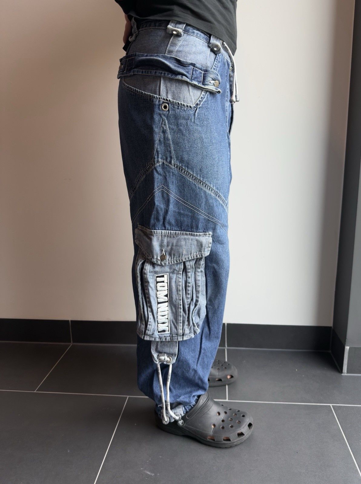 Vintage Vintage 1990s Y2k Tom Nixx Nix Baggy Pants Jeans Mens Pocket Size US 30 / EU 46 - 2 Thumbnail