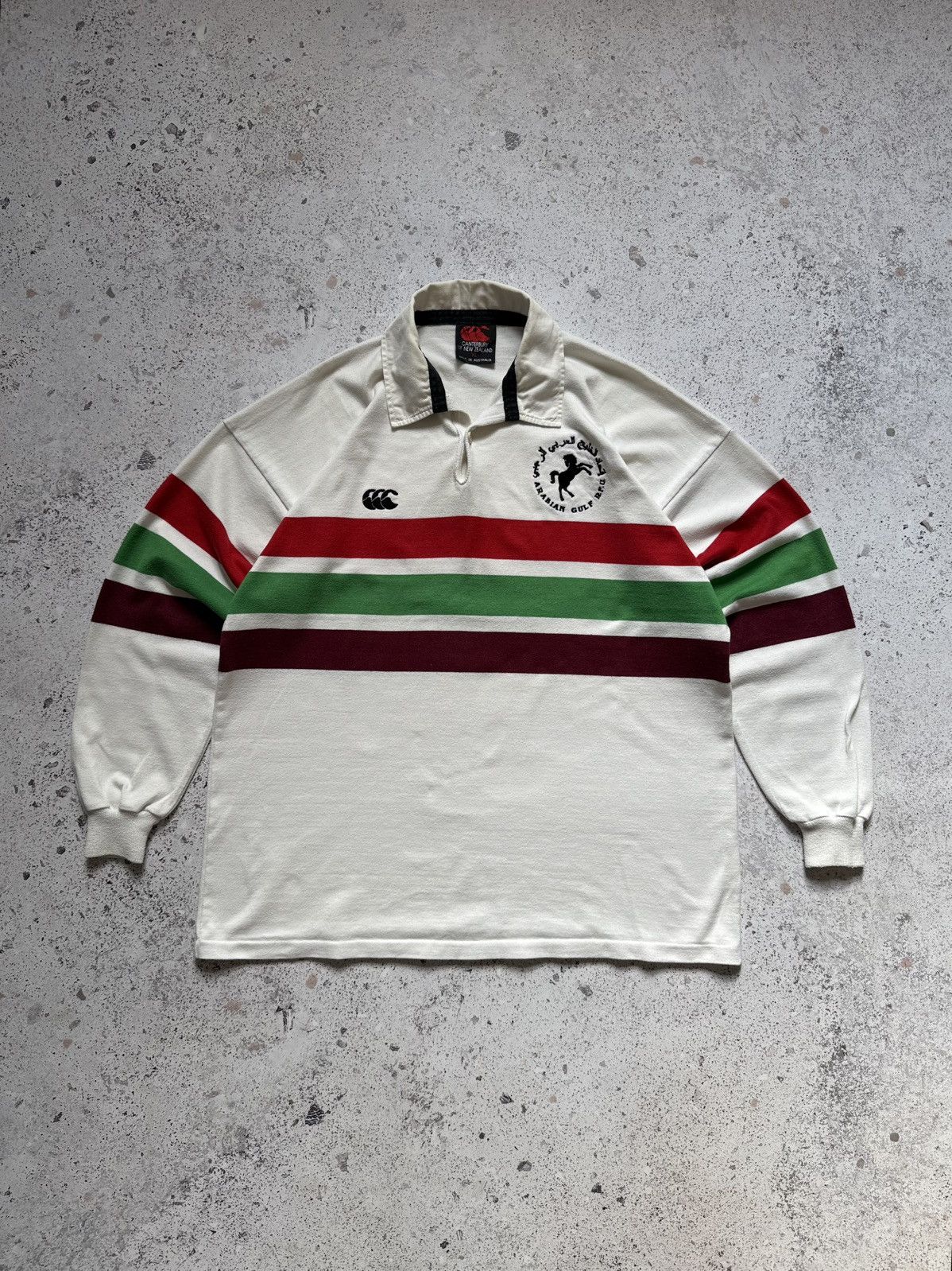 Canterbury of New Zealand Vintage canterbury of new zealand arabian gulf rugby shirt Size US XL / EU 56 / 4 - 1 Thumbnail