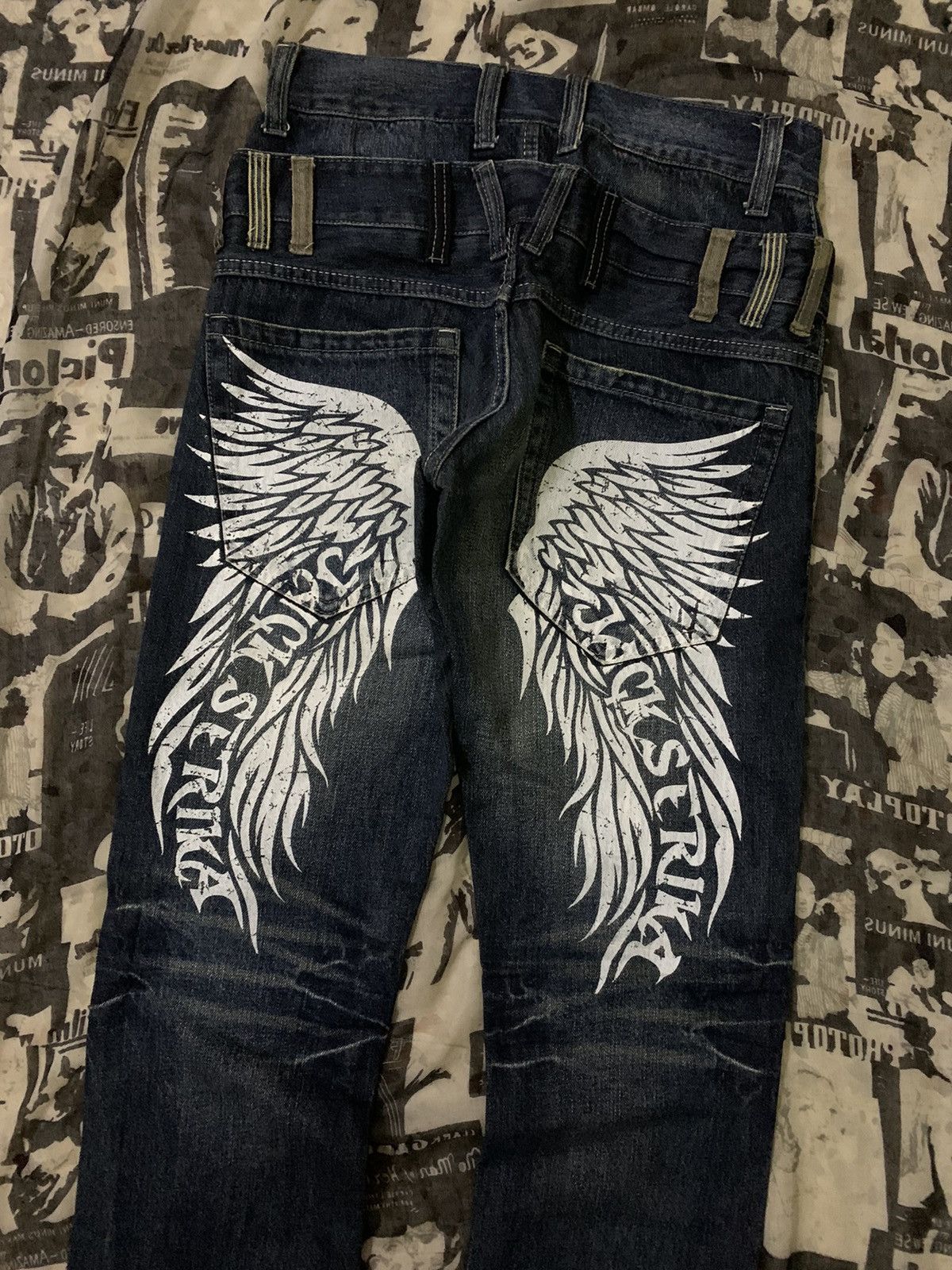 Japanese Brand 💥FinalDrop💥Japanese Double Waist Jack Serika Wing Pocket Size US 29 - 1 Thumbnail