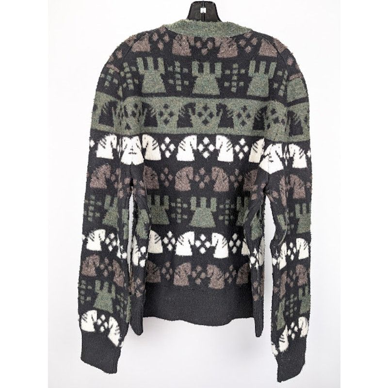 Burberry o1rshd1 Chess Pattern Sweater in Black/Multi Size US L / EU 52-54 / 3 - 9 Thumbnail