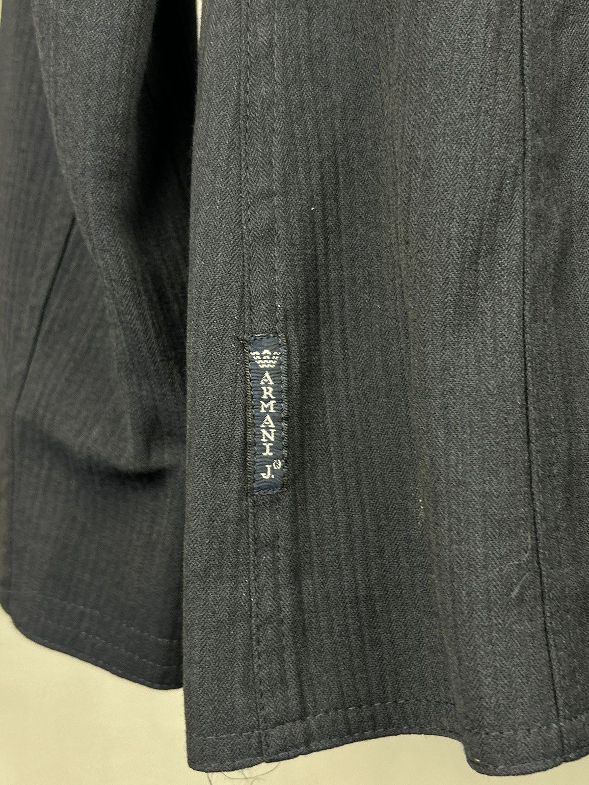 Armani Armani Jeans Women’s Navy Minimalist Blazer Made in Italy Size M / US 6-8 / IT 42-44 - 7 Thumbnail