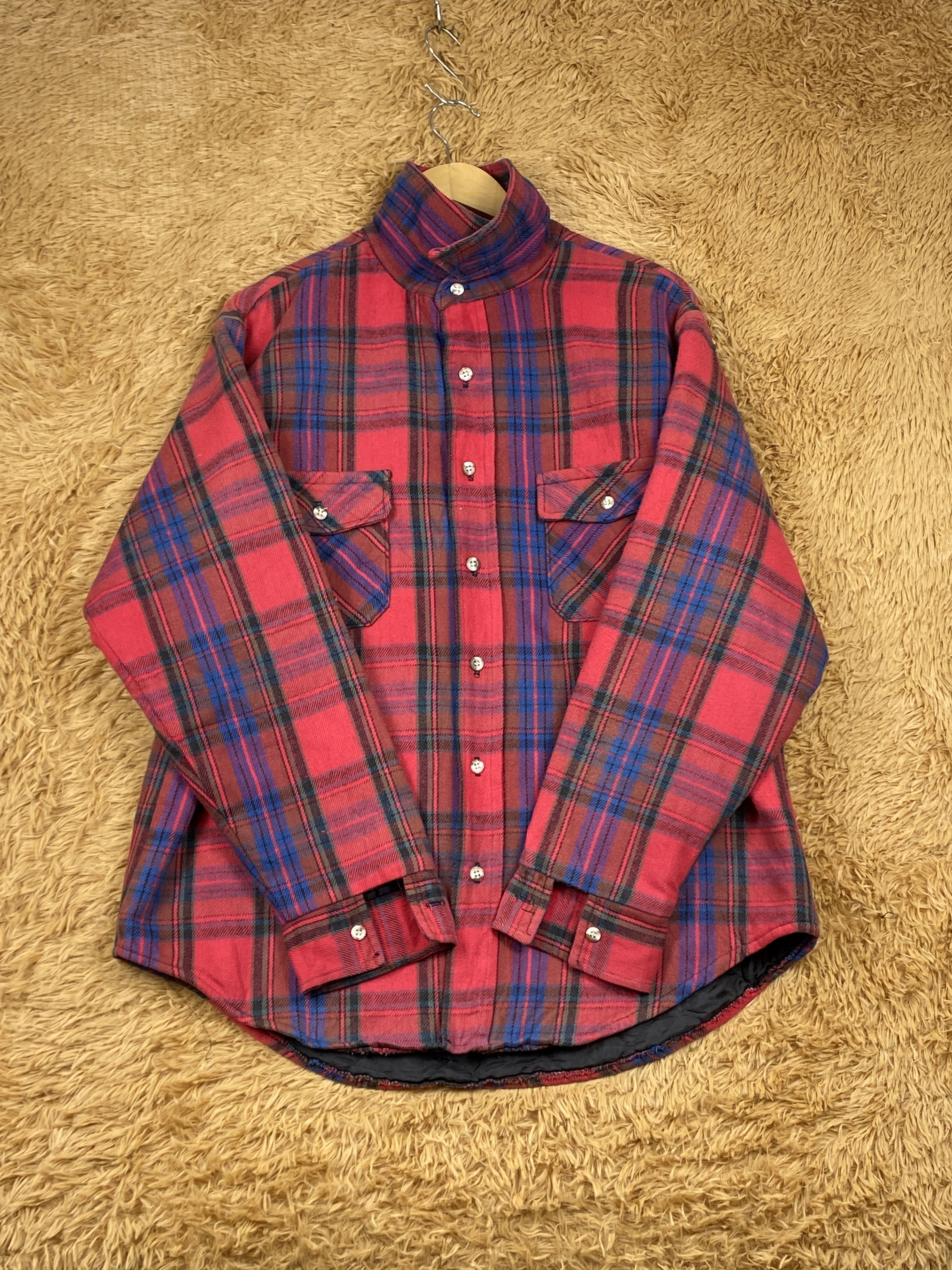 Japanese Brand Vintage Deerskin Flannel Quilted Lining Jacket J1760 Size US M / EU 48-50 / 2 - 3 Thumbnail