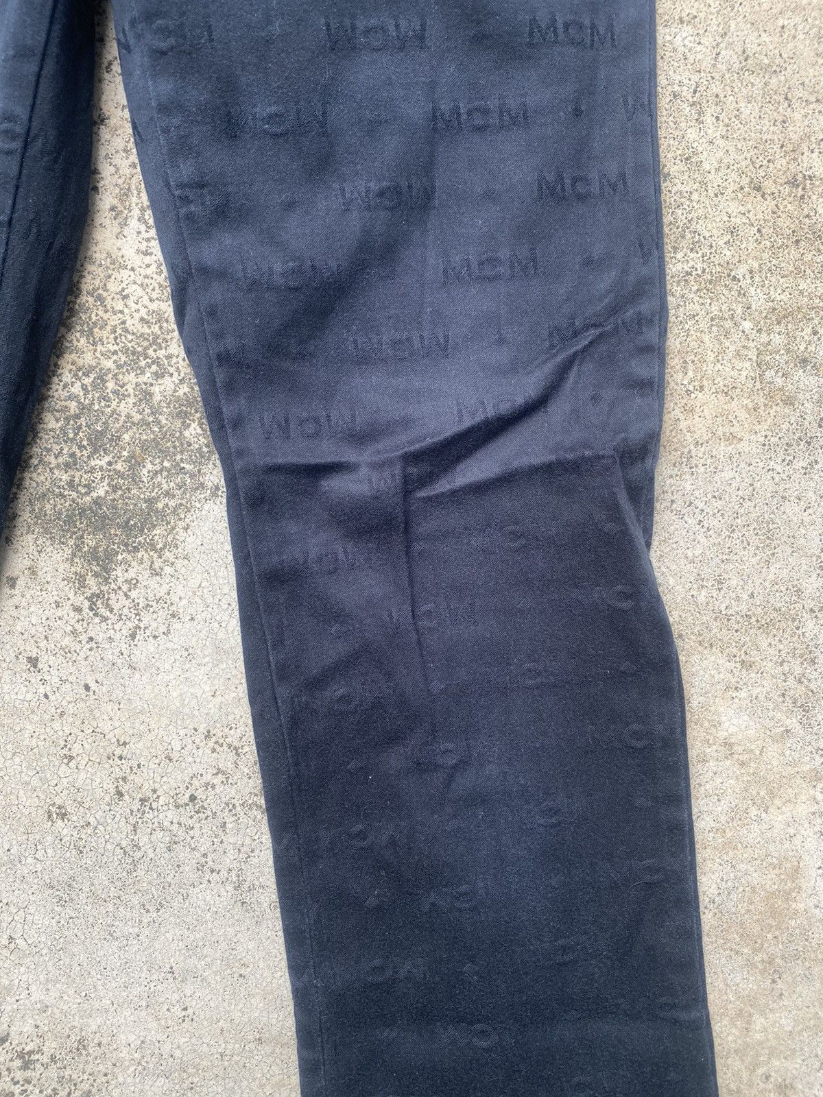 Designer × If Six Was Nine × MCM MCM Monogram Flare Stretchable Casual Pants Size US 26 / EU 42 - 9 Thumbnail