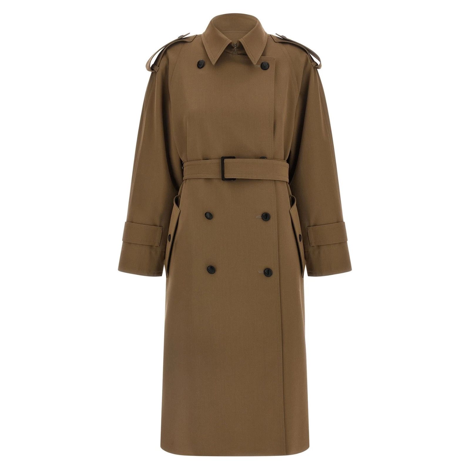 S MAX MARA MXMcerto Brown Wool Coat New & Authentic (Women's