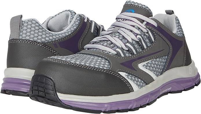 Nautilus Safety Womens Footwear Tempest Low CT Grey 8.5
