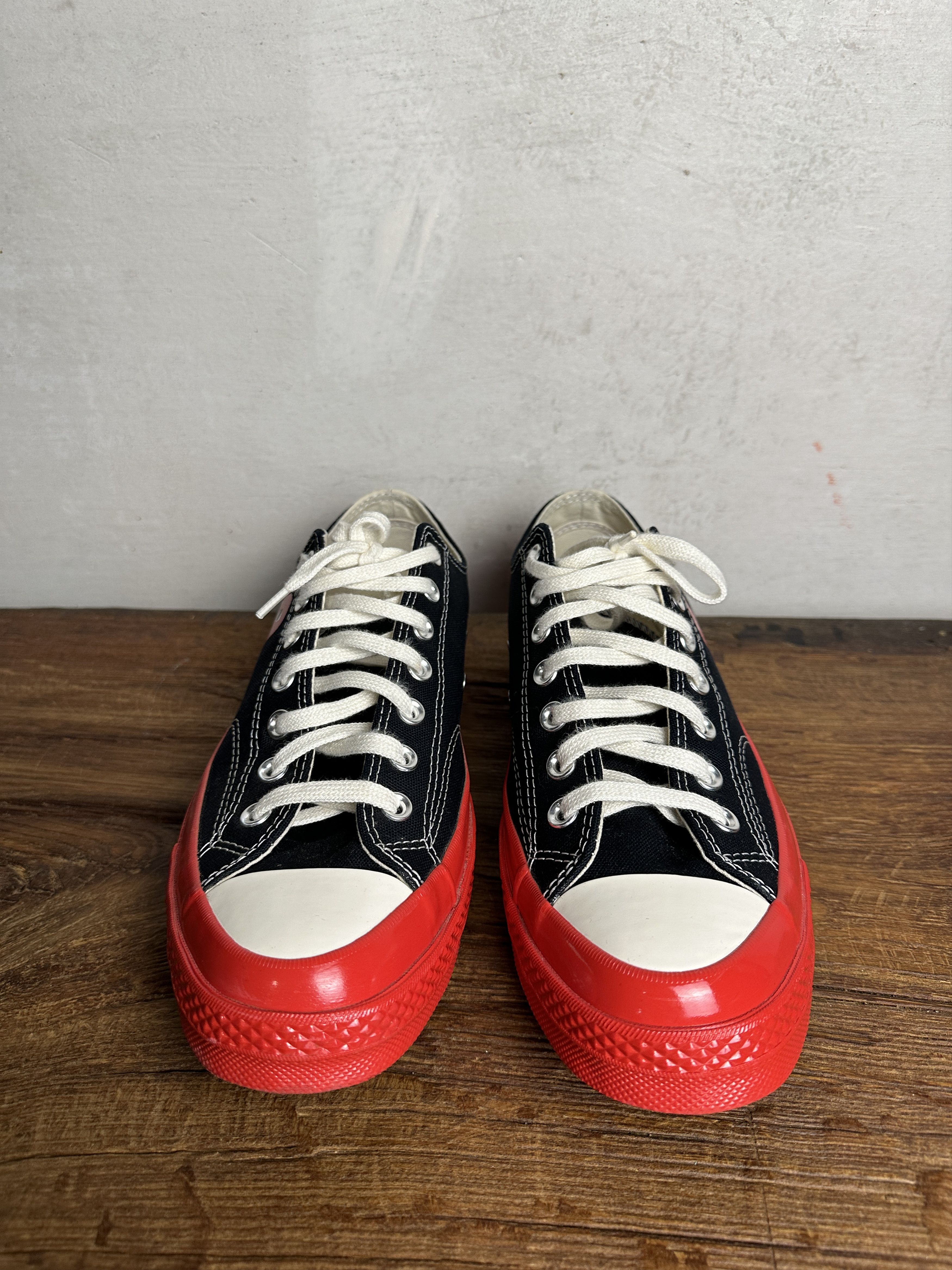 Comme des Garcons Converse Chuck 70 CDG OX Black High Top Sneakers Size US 10 / EU 43 - 4 Thumbnail