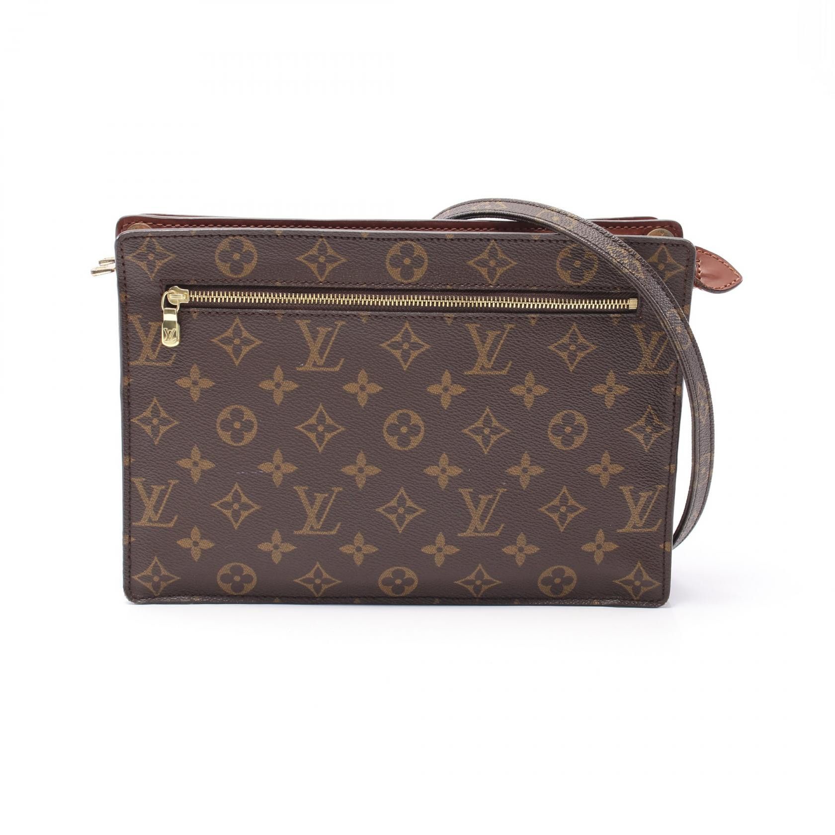 Louis Vuitton Louis Vuitton Enghien Monogram Shoulder Bag Canvas Shoulder Bag M51205 in Brown, Women's