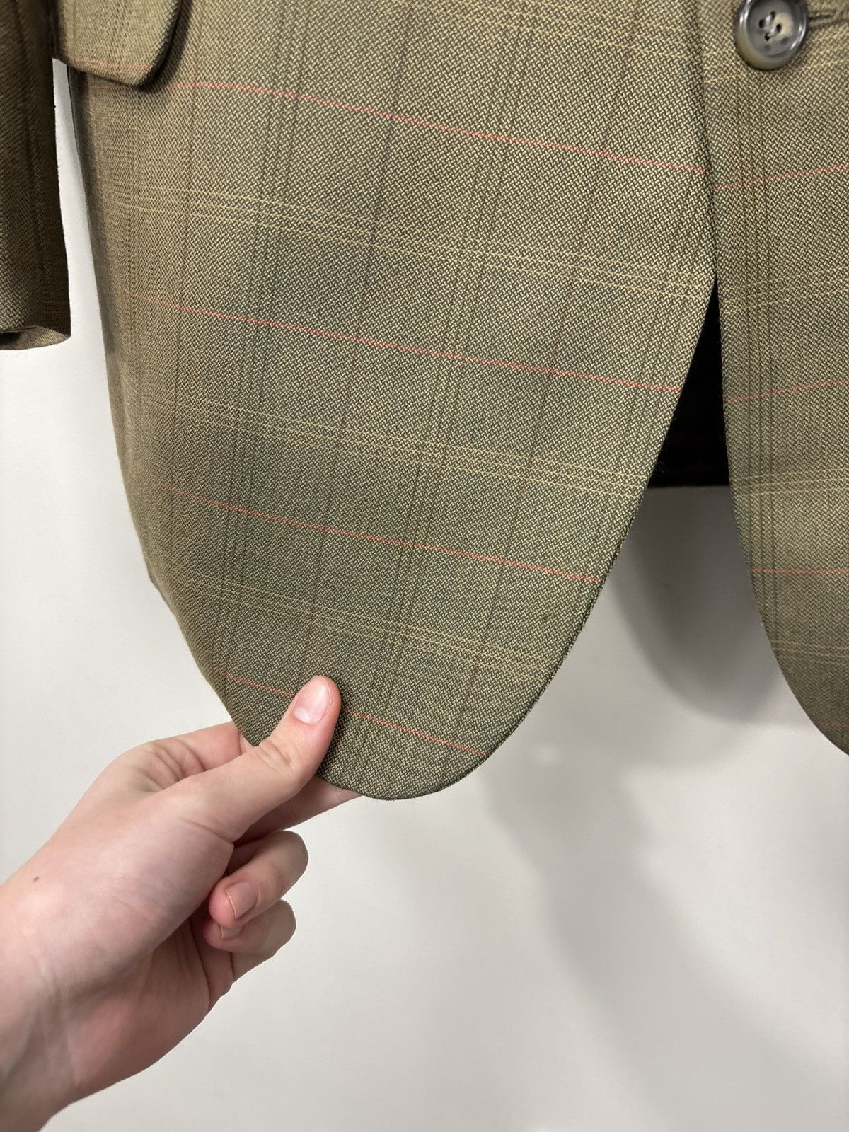Burberry Vintage Burberry Prince Of Wales Check Wool Blazer Jacket Size 46R - 20 Thumbnail
