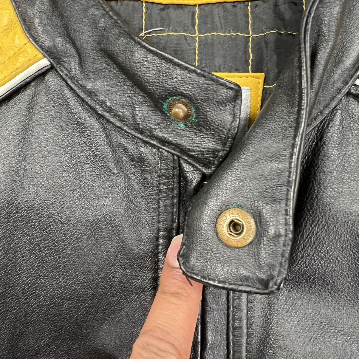 Vintage × Wilsons Leather Black and Yellow Wilson’s Leather Jacket Size US L / EU 52-54 / 3 - 6 Thumbnail